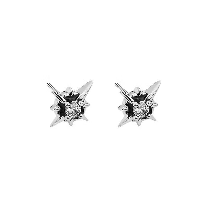 Jewelry Crystal Small Stud Earrings Size ONE SIZE - 2 Thumbnail