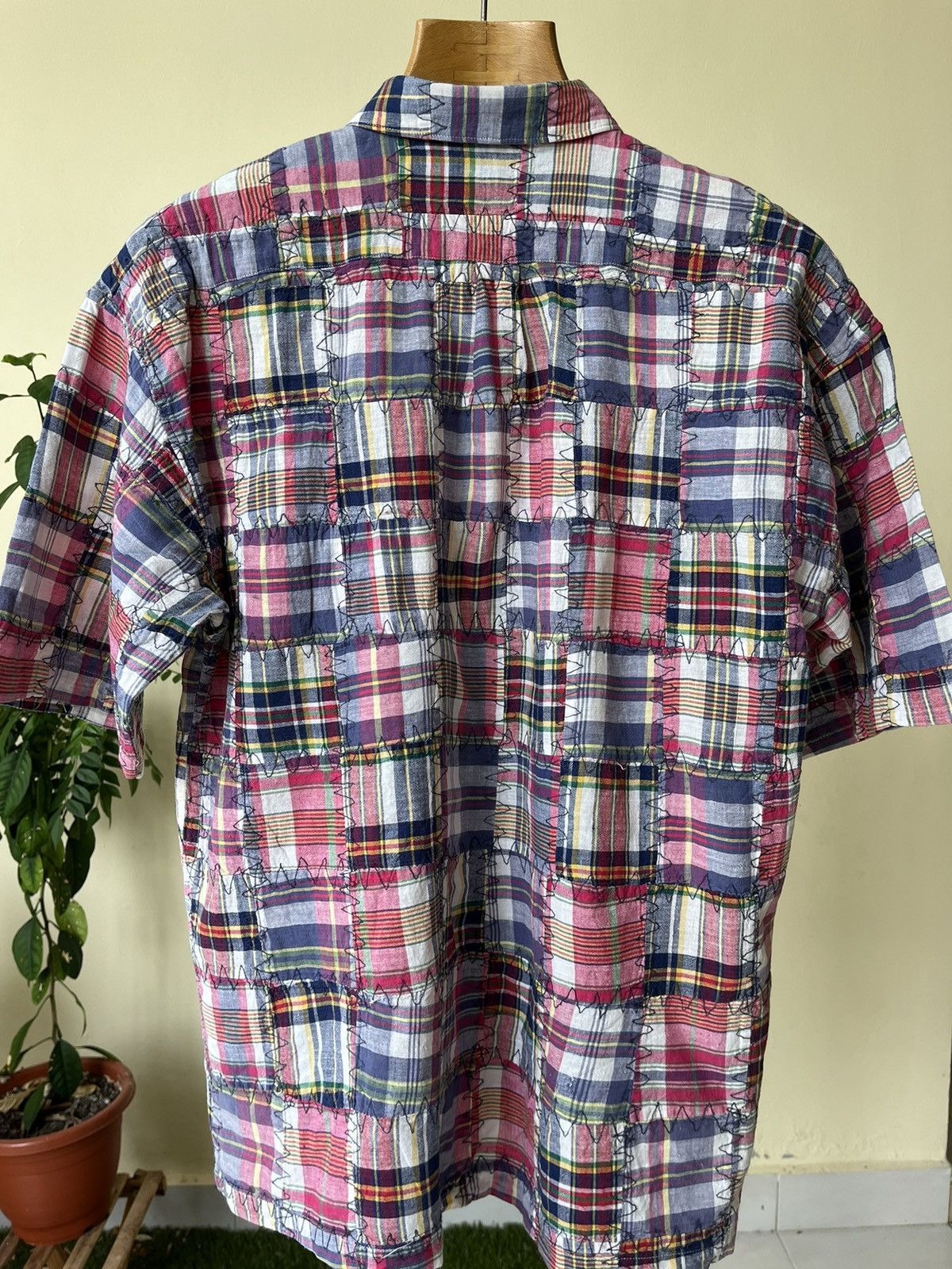 If Six Was Nine × Japanese Brand × Le Grande Bleu (L.G.B.) Rare 💥 Royal Flash Patch Work Shirt Size US S / EU 44-46 / 1 - 3 Thumbnail