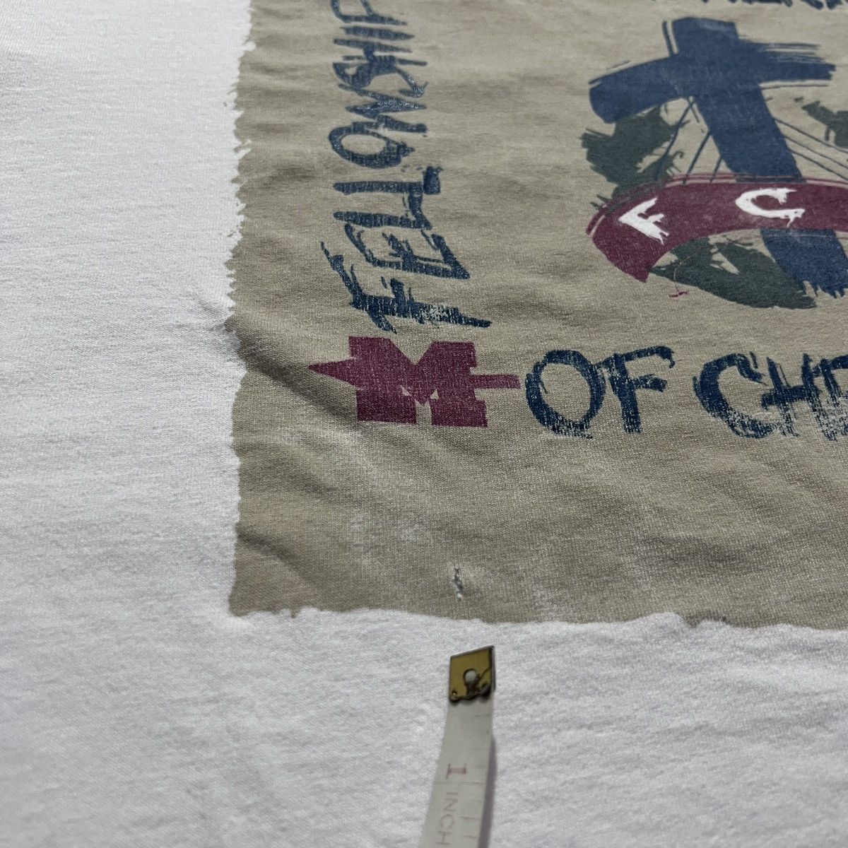 Vintage Vintage 90s FCA Bible Study Jesus God Holy Promo Tee 2XL Size US XXL / EU 58 / 5 - 4 Thumbnail