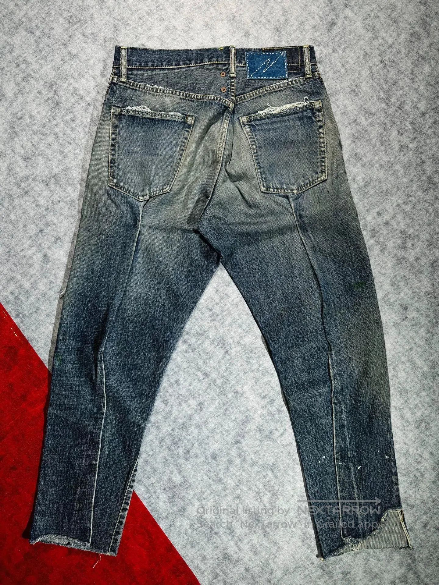 Visvim visvim journeyman tacked crash denim pants. Size US 27 - 2 Thumbnail