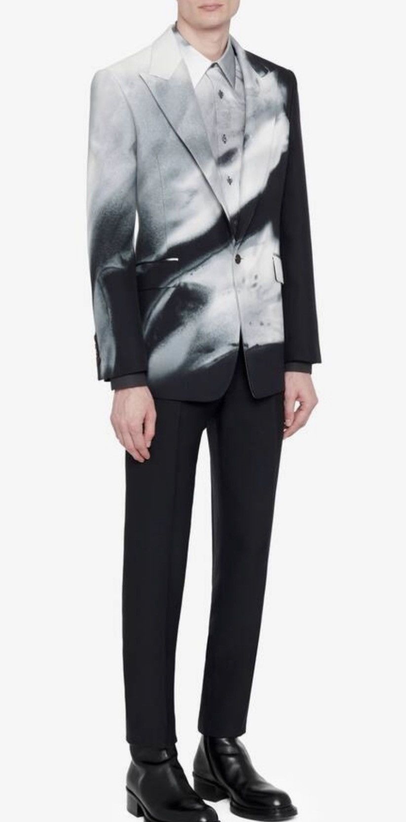Alexander McQueen Luminous flower, single breast blazer size46 Size 46R - 2 Thumbnail