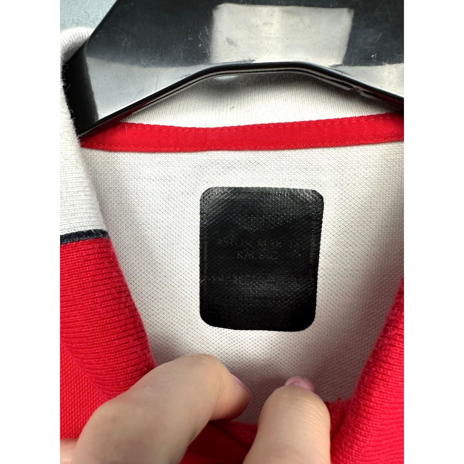 Hackett Hackett Aston Martin Polo Shirt Mens M Red Cotton Logo Short Sleeve Button Collar Shirt Size US M / EU 48-50 / 2 - 3 Thumbnail