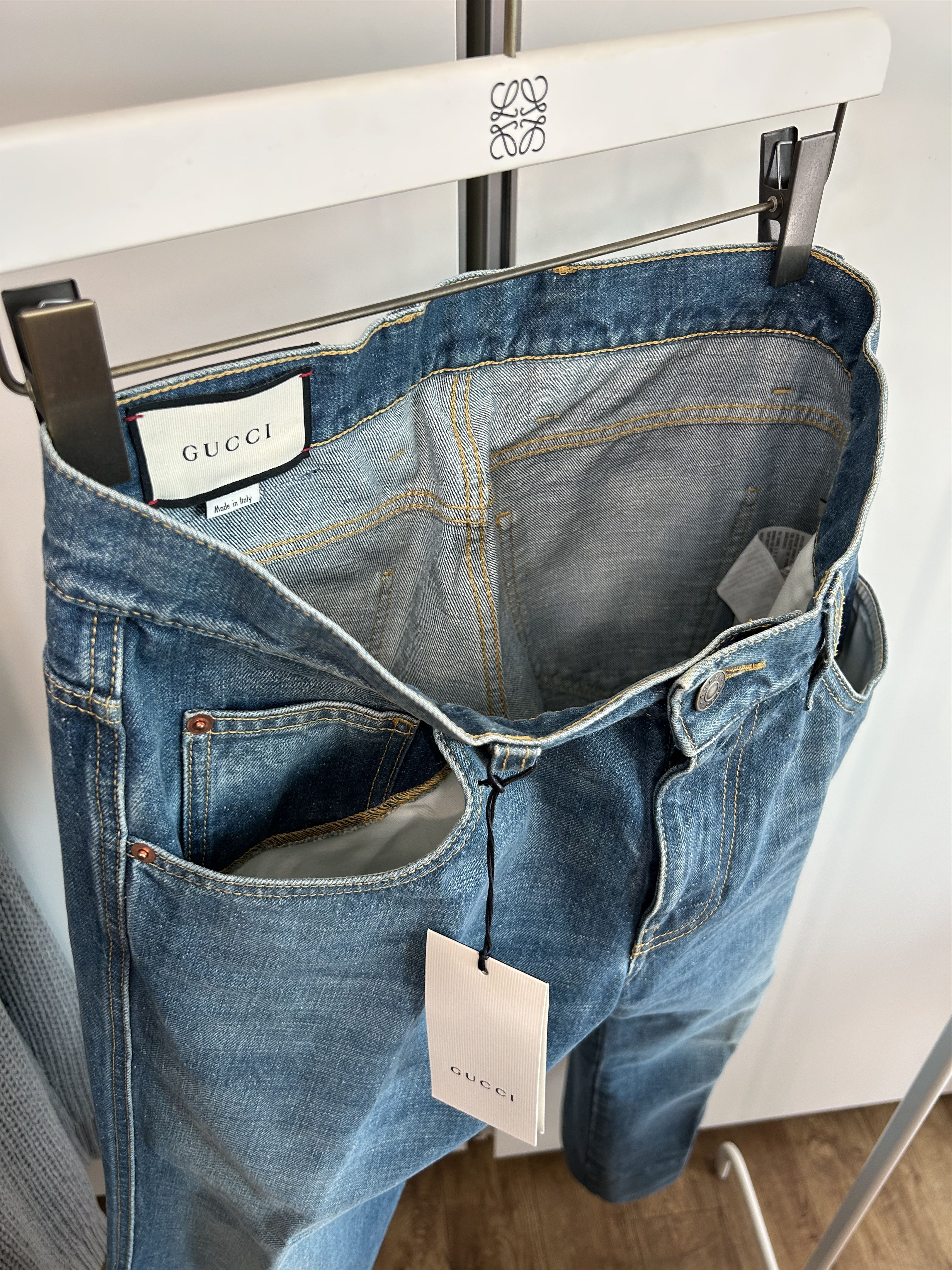 Gucci GUCCI Washed Flared Denim Size US 33 - 9 Thumbnail