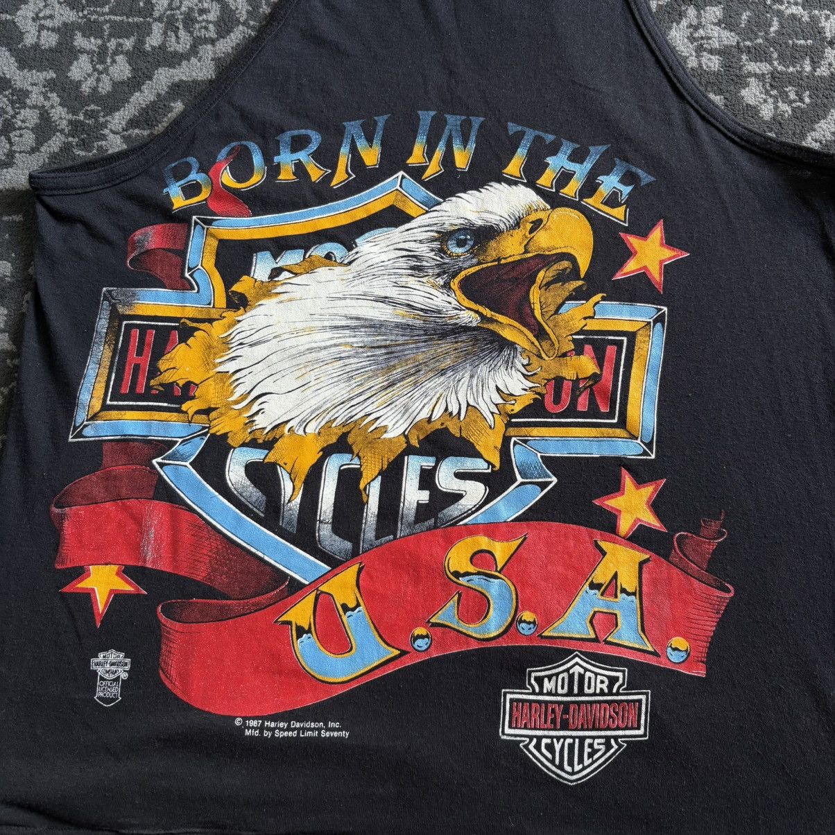 Harley Davidson Harley Davidson vintage under license 1987 vintage tank top Size US L / EU 52-54 / 3 - 2 Thumbnail