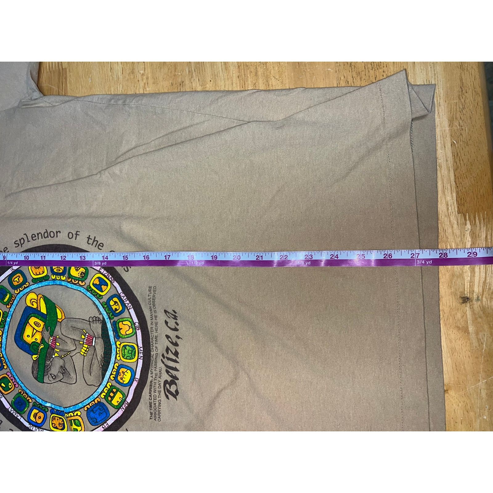 Vintage Vintage Mayan Shirt The Time Carrier Maya Culture Tee 90s XL Size US XL / EU 56 / 4 - 10 Thumbnail