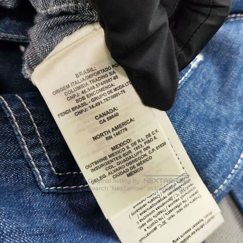 Other Fendi Denim Blue Shaping Pants Size 25" / US 0 / IT 36 - 5 Thumbnail