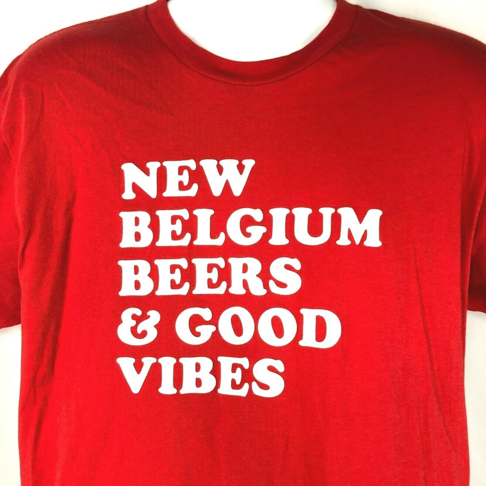 American Apparel New Belgium Brewing Beers Good Vibes Retro T-Shirt sz XL Fel Size US XL / EU 56 / 4 - 4 Thumbnail