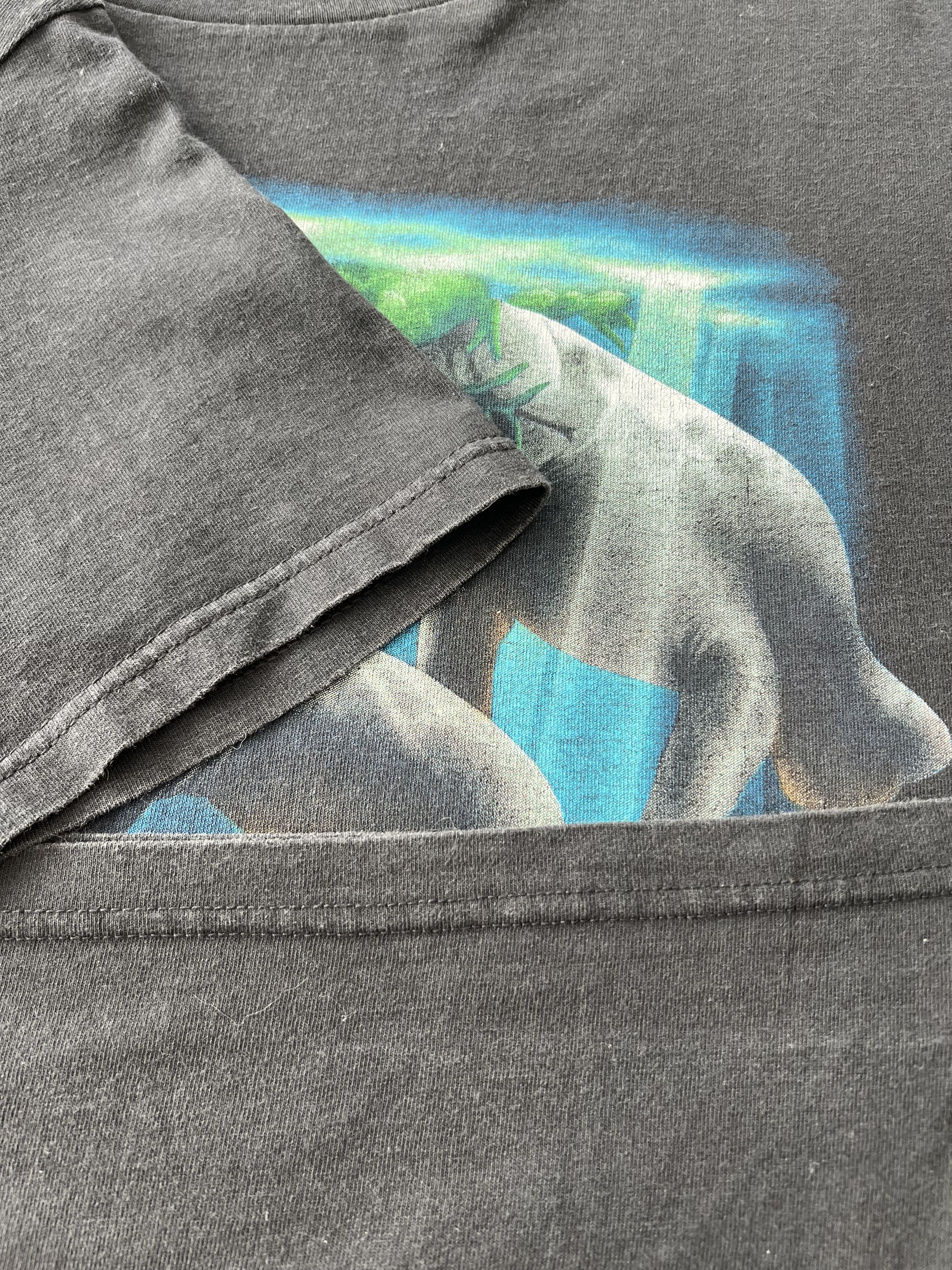 Vintage Vintage 90s Manatee Trichechus Manatus Sea World T-shirt Size US M / EU 48-50 / 2 - 8 Thumbnail