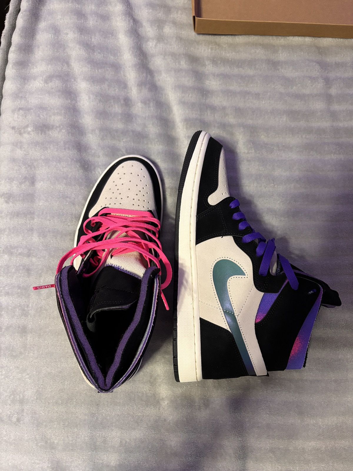 Jordan Brand Paris Saint-Germain x Air Jordan 1 High Zoom Comfort 'Paris' Size US 11 / EU 44 - 3 Thumbnail