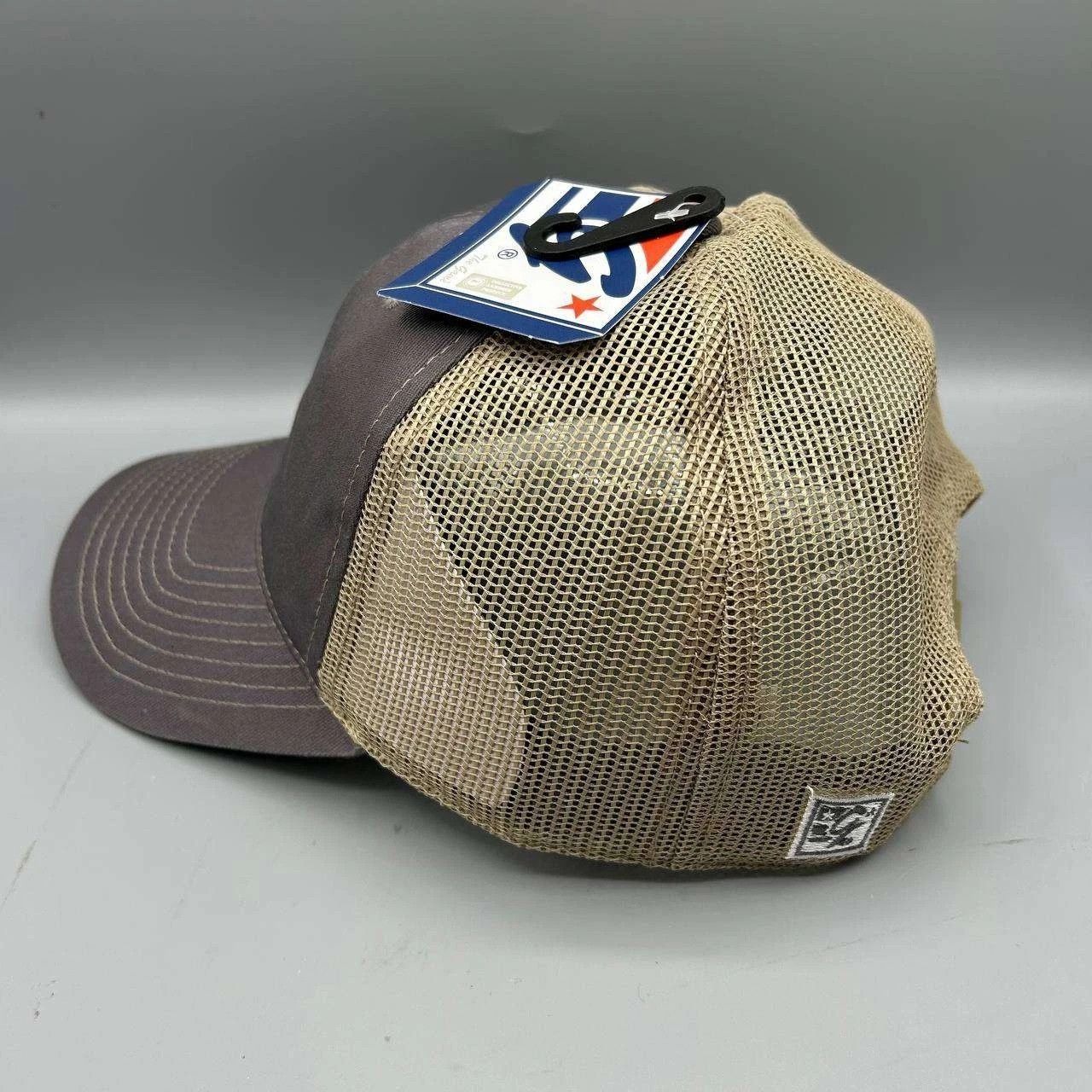 The Game The Game Trucker Hat Men Gray Blank Plain Snap Back Cotton Size ONE SIZE - 5 Thumbnail