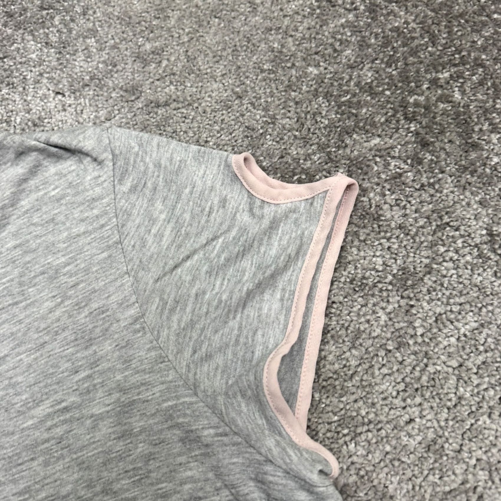 Charter Club Charter Club Dress Womens XL Gray Pink Lace Trim Nightgown Sleepwear Size XL / US 12-14 / IT 48-50 - 4 Thumbnail