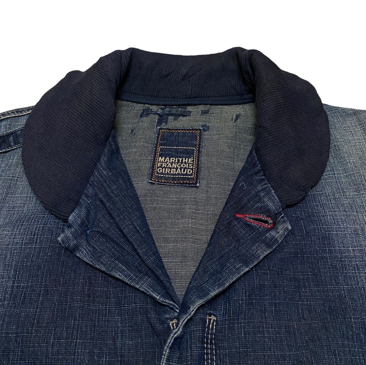 Marithe + Francois Girbaud Rare Vintage Marithe Francois Girbaud Denim Jacket 1990s Size US M / EU 48-50 / 2 - 7 Thumbnail