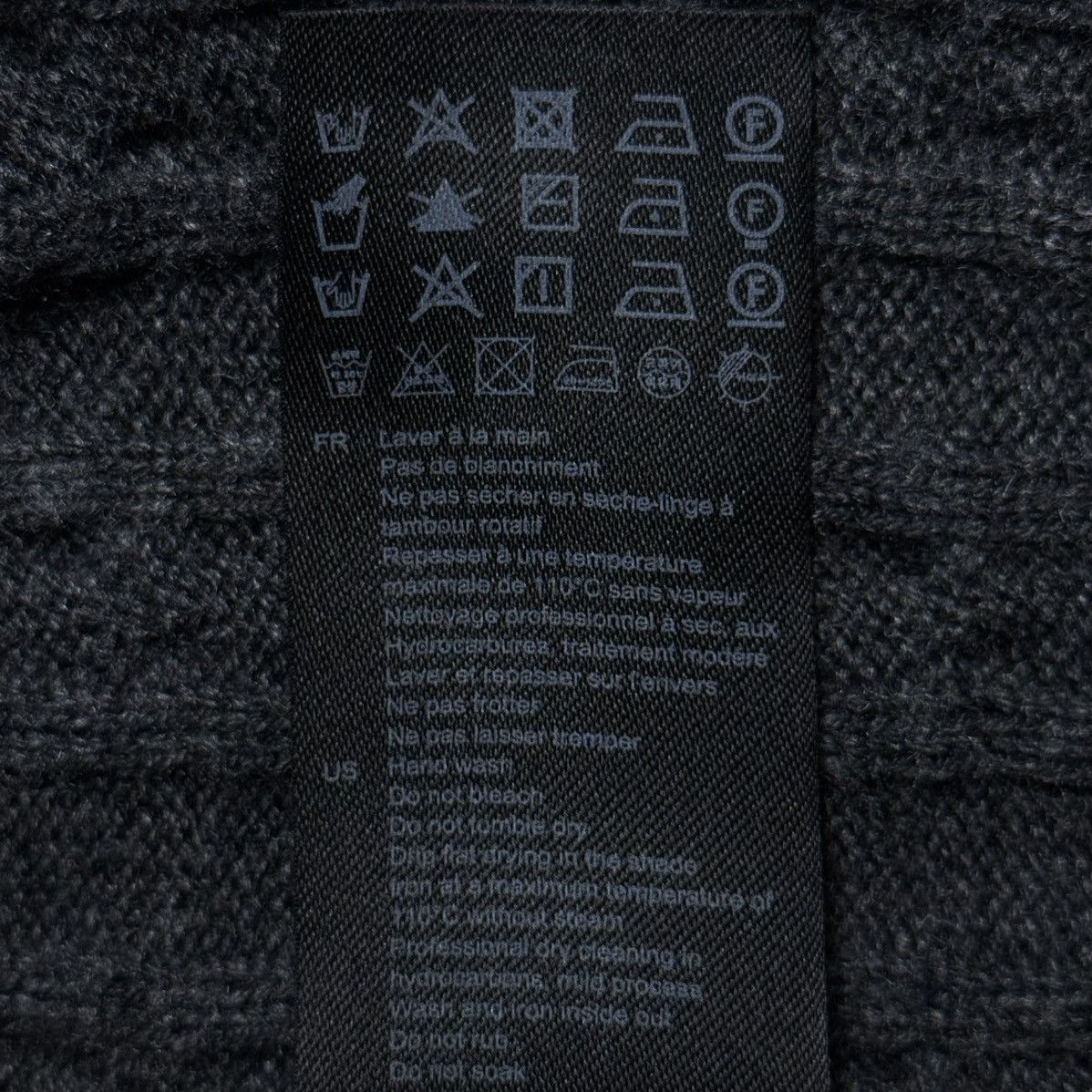 Sandro Sandro Reno Contrast Collar Sweater in Dark Grey Size XS / US 0-2 / IT 36-38 - 6 Thumbnail