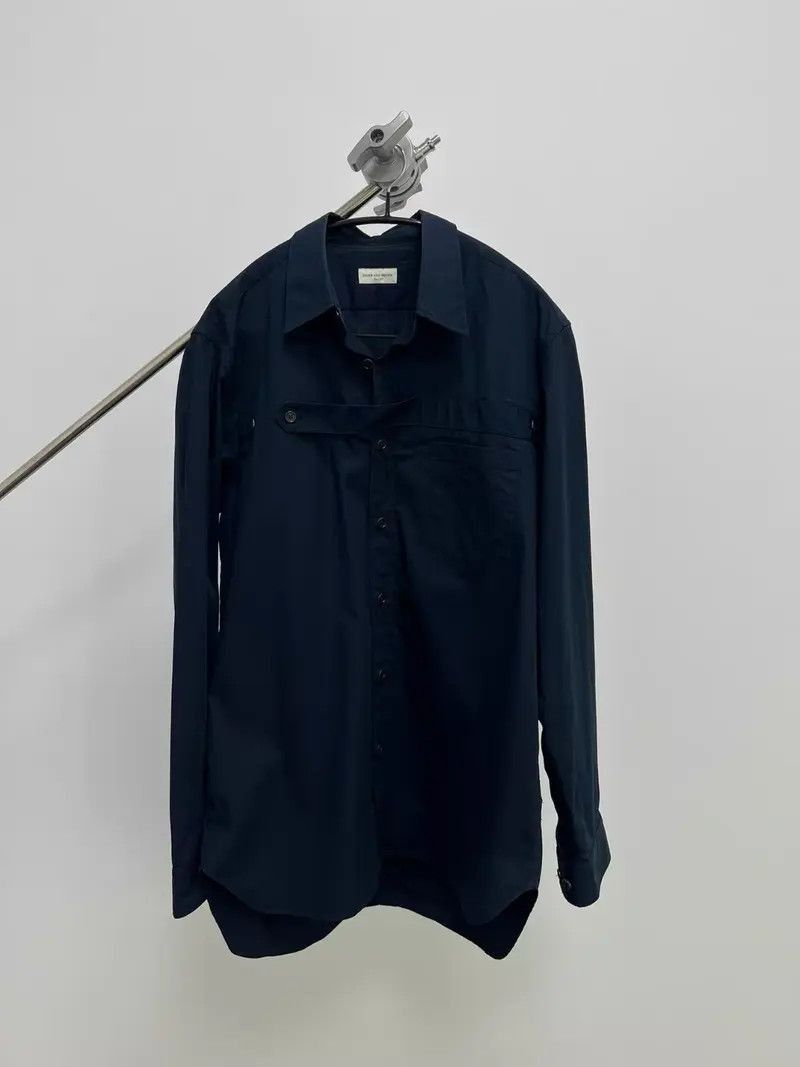 Dries Van Noten Sz 50 Dries Van Notwn Stripe Shirt Jacket Size US M / EU 48-50 / 2 - 1 Thumbnail