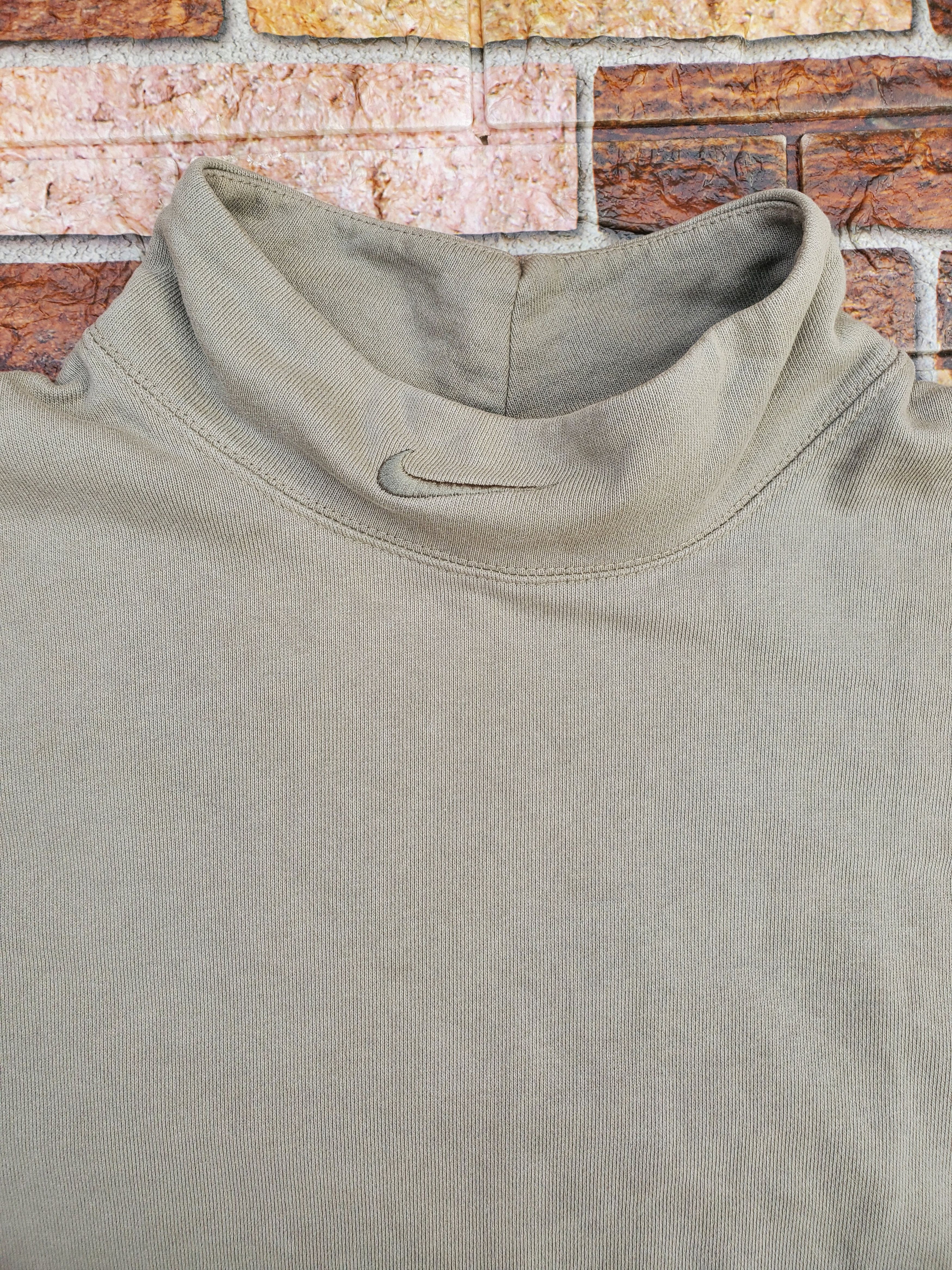Nike × Vintage Nike tonal mockneck long-sleeve t-shirt Size US M / EU 48-50 / 2 - 2 Thumbnail