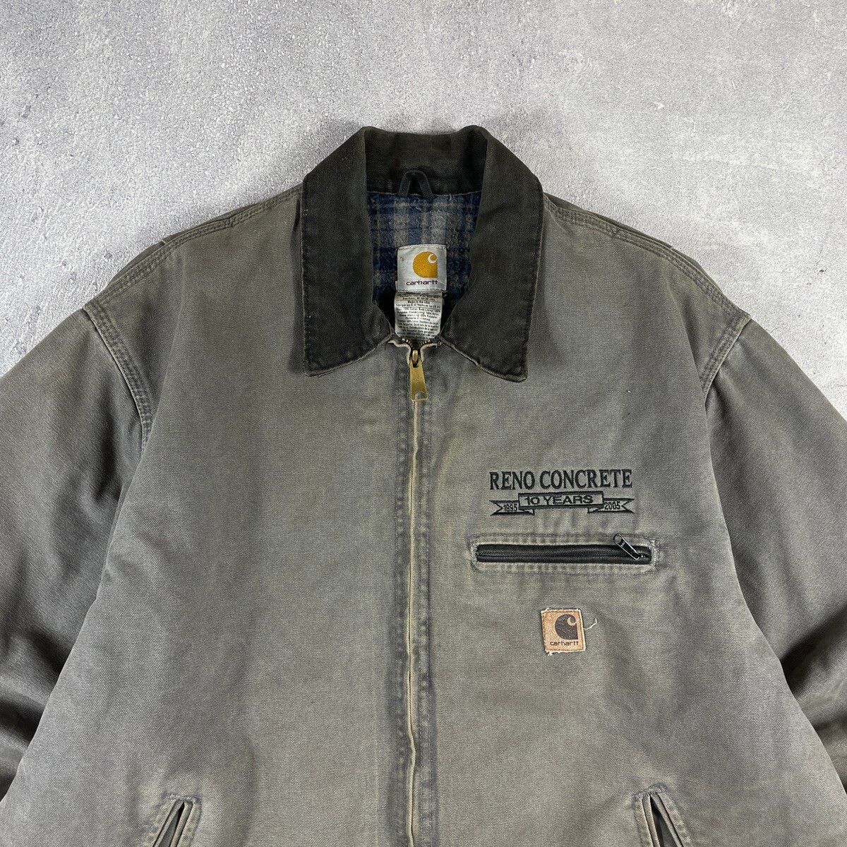 Vintage Vintage 2004 Carhartt J97MTL Detroit Jacket Metal Rare Size US XL / EU 56 / 4 - 2 Preview
