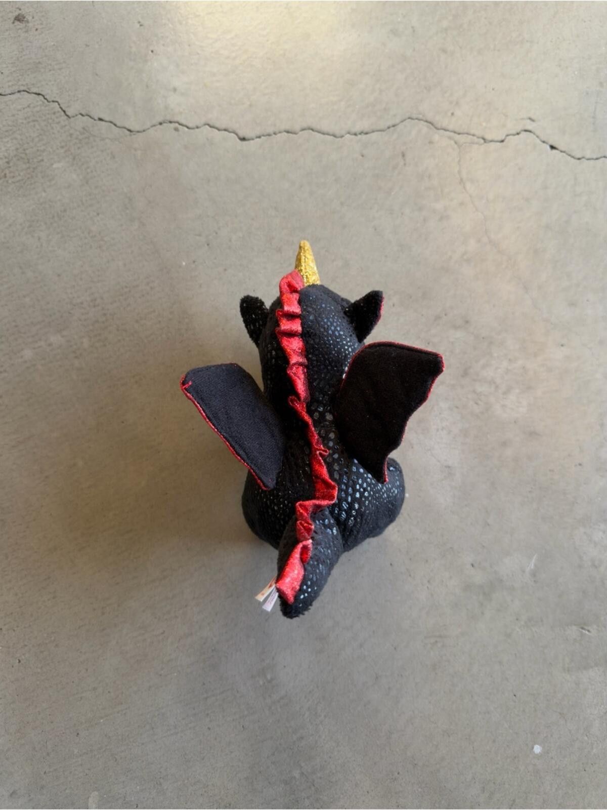 Tyler The Creator Ty Beanie Boo / Dragon Unicorn Plush / Red Black Size ONE SIZE - 6 Thumbnail