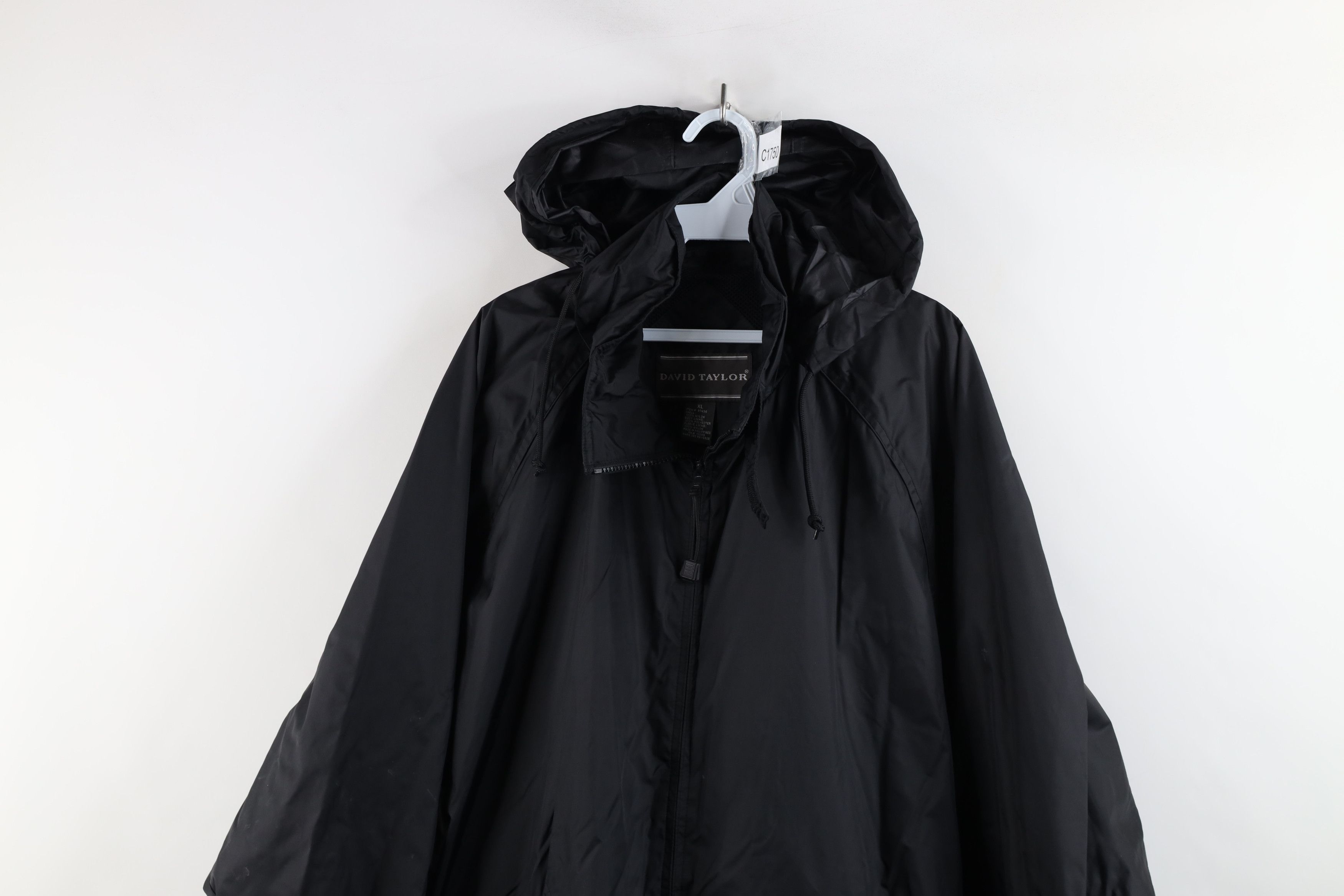 Vintage Vintage 90s Streetwear Full Zip Windbreaker Jacket Black Size US XL / EU 56 / 4 - 2 Thumbnail