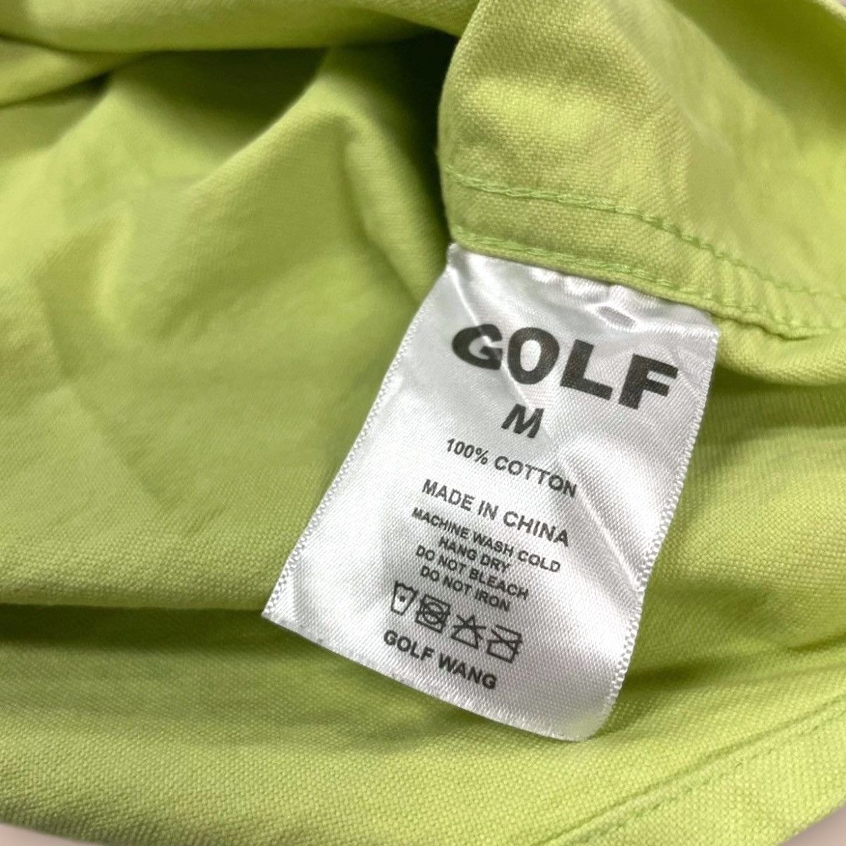 Golf Wang GOLF WANG Lime Green Button Up Shirt Size US M / EU 48-50 / 2 - 10 Thumbnail