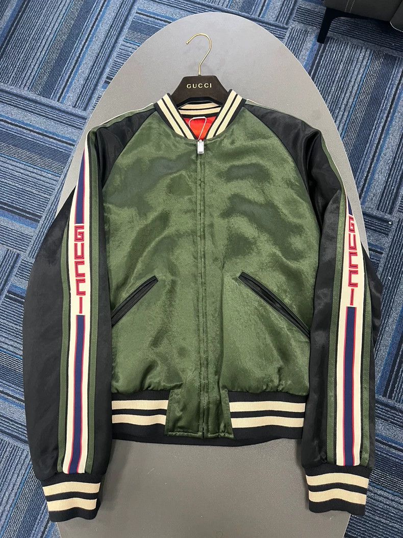 Gucci Gucci Silk arm logo jacket 2504-Nextarrow Size US S / EU 44-46 / 1 - 1 Thumbnail