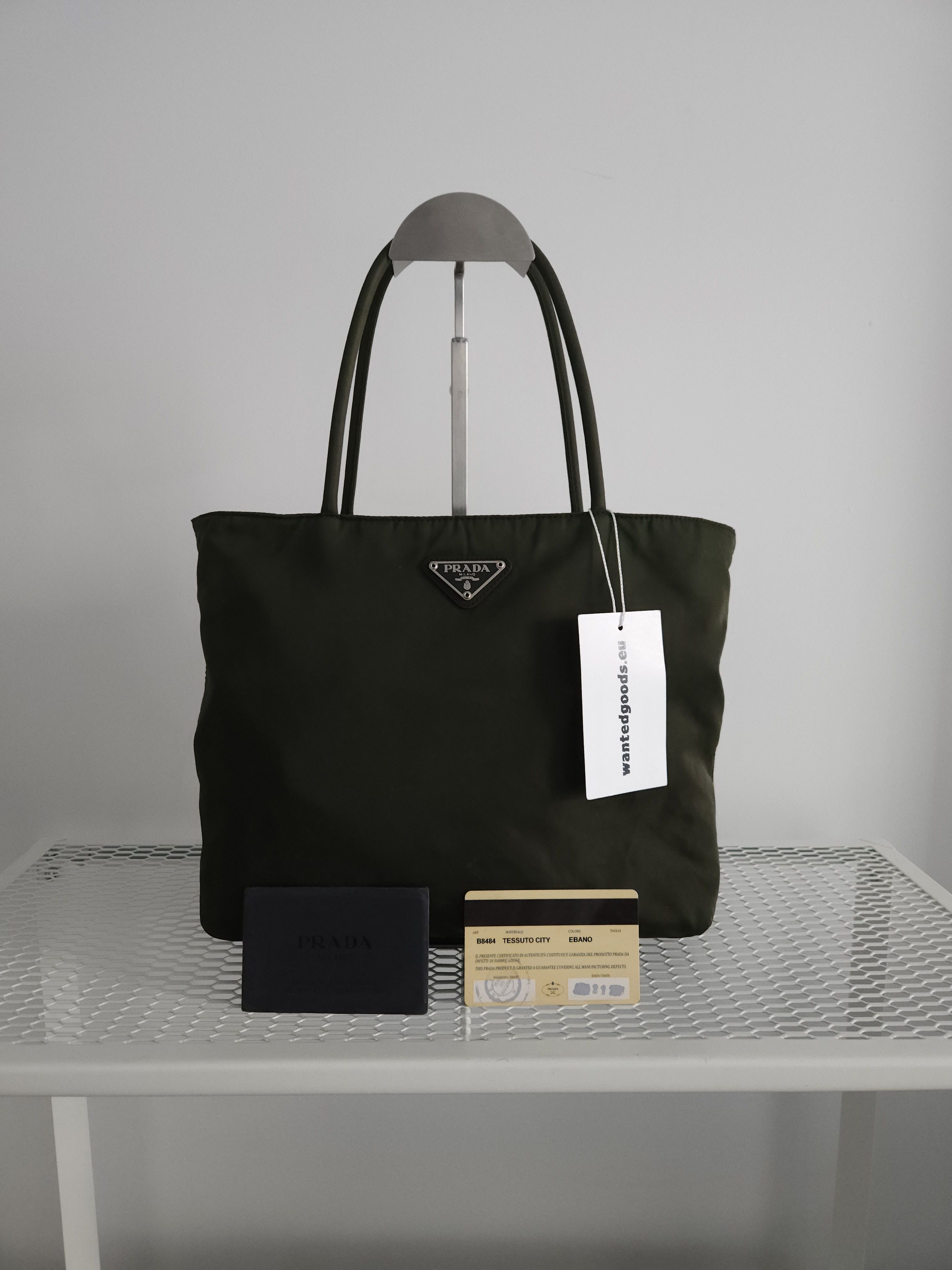 Prada × Vintage Vintage 90s prada tessuto city nylon triangle logo 