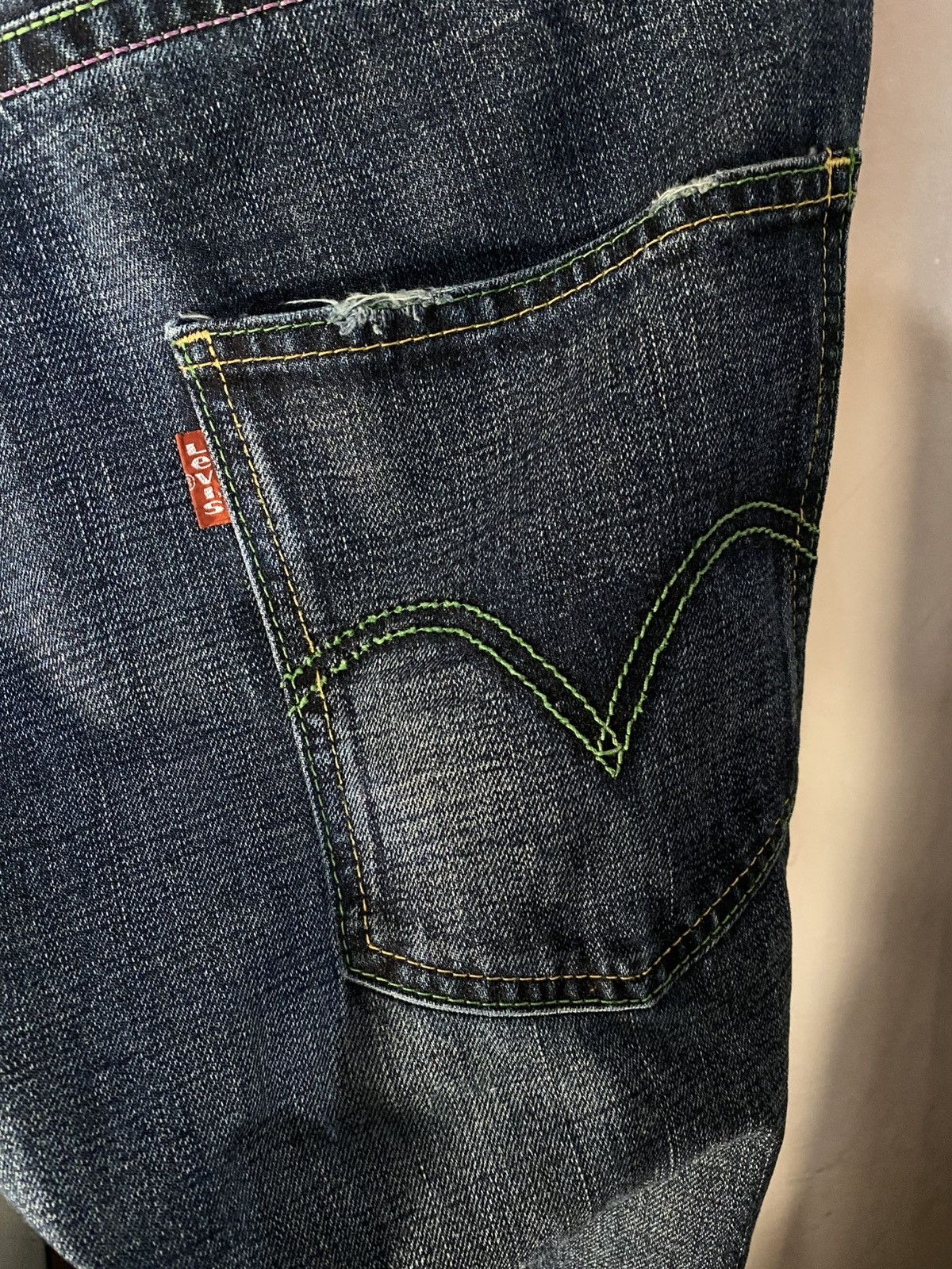 Levi's SS06 ATMOS JAPAN X LEVI’S 507 JEANS FRAGMENT FENOM STUSSY Size US 36 / EU 52 - 4 Thumbnail