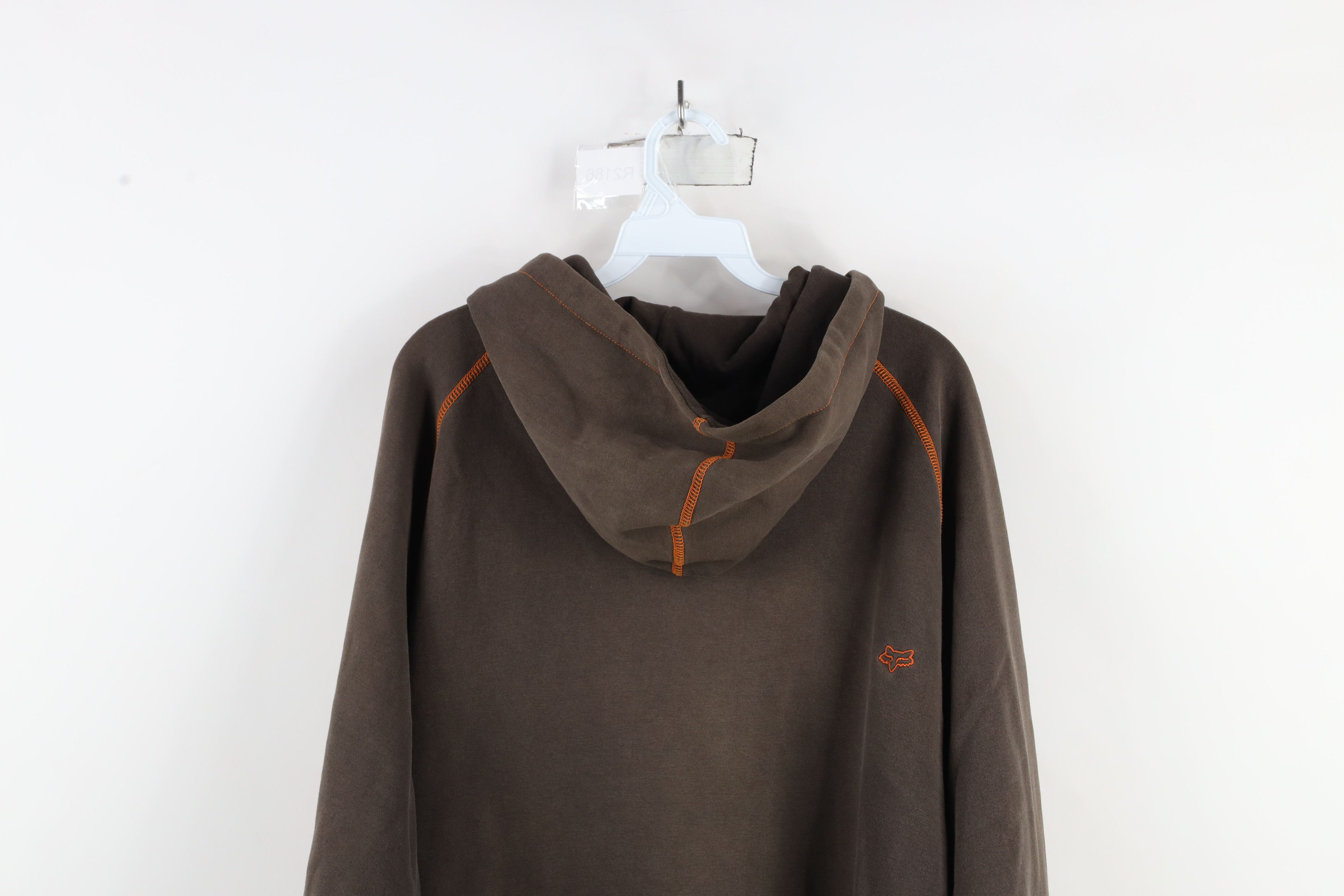 Fox Racing Vintage Fox Racing Spell Out Chain Stitch Full Zip Hoodie Size US XL / EU 56 / 4 - 15 Thumbnail