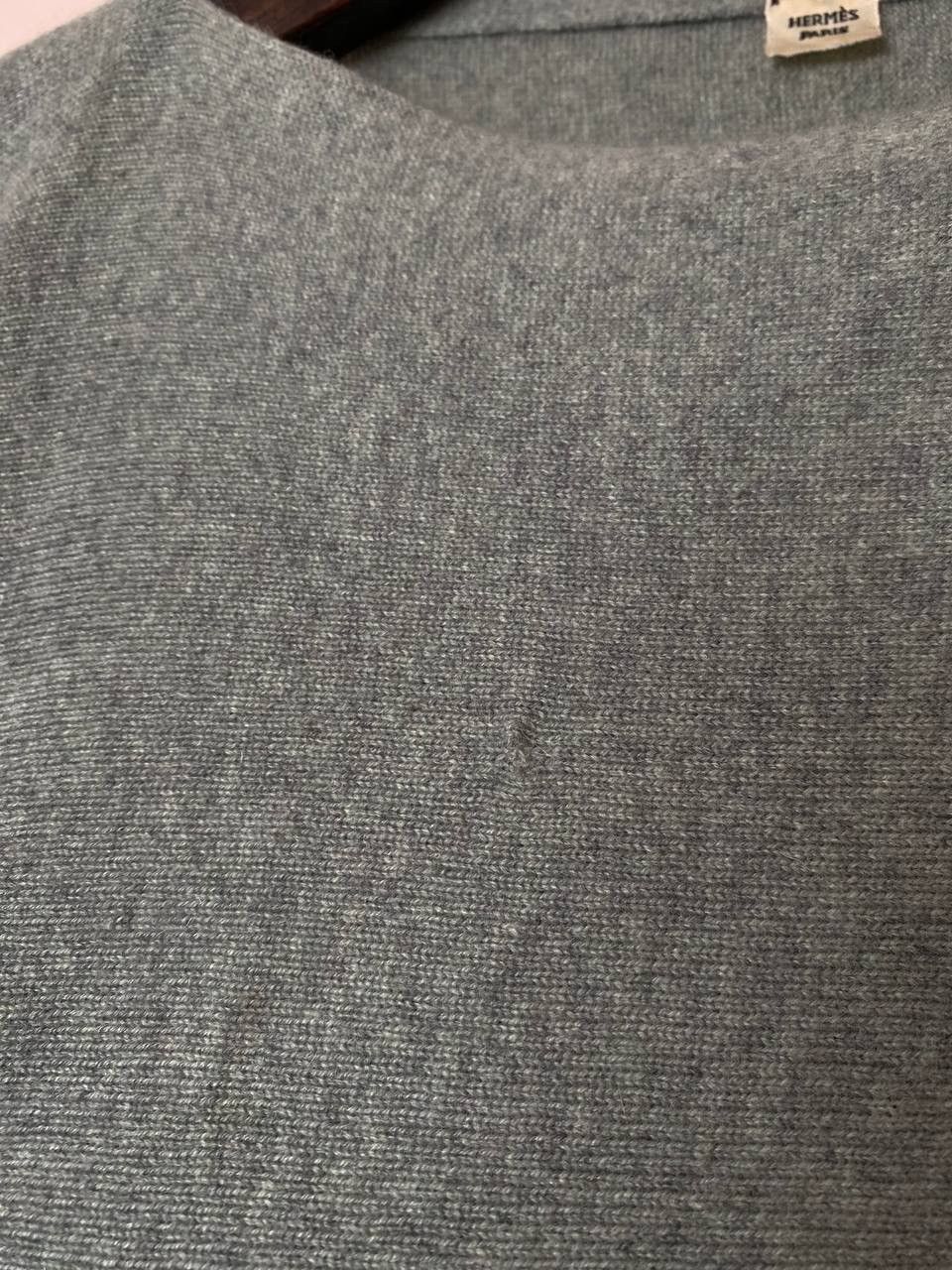 Hermes Hermes Green batwing cashmere knitted sweater top Size S / US 4 / IT 40 - 4 Thumbnail
