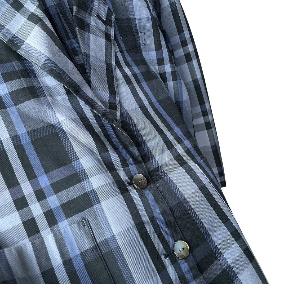 Burberry Burberry’s England Monotone Nova Check Casual Blazer Size M / US 6-8 / IT 42-44 - 4 Thumbnail