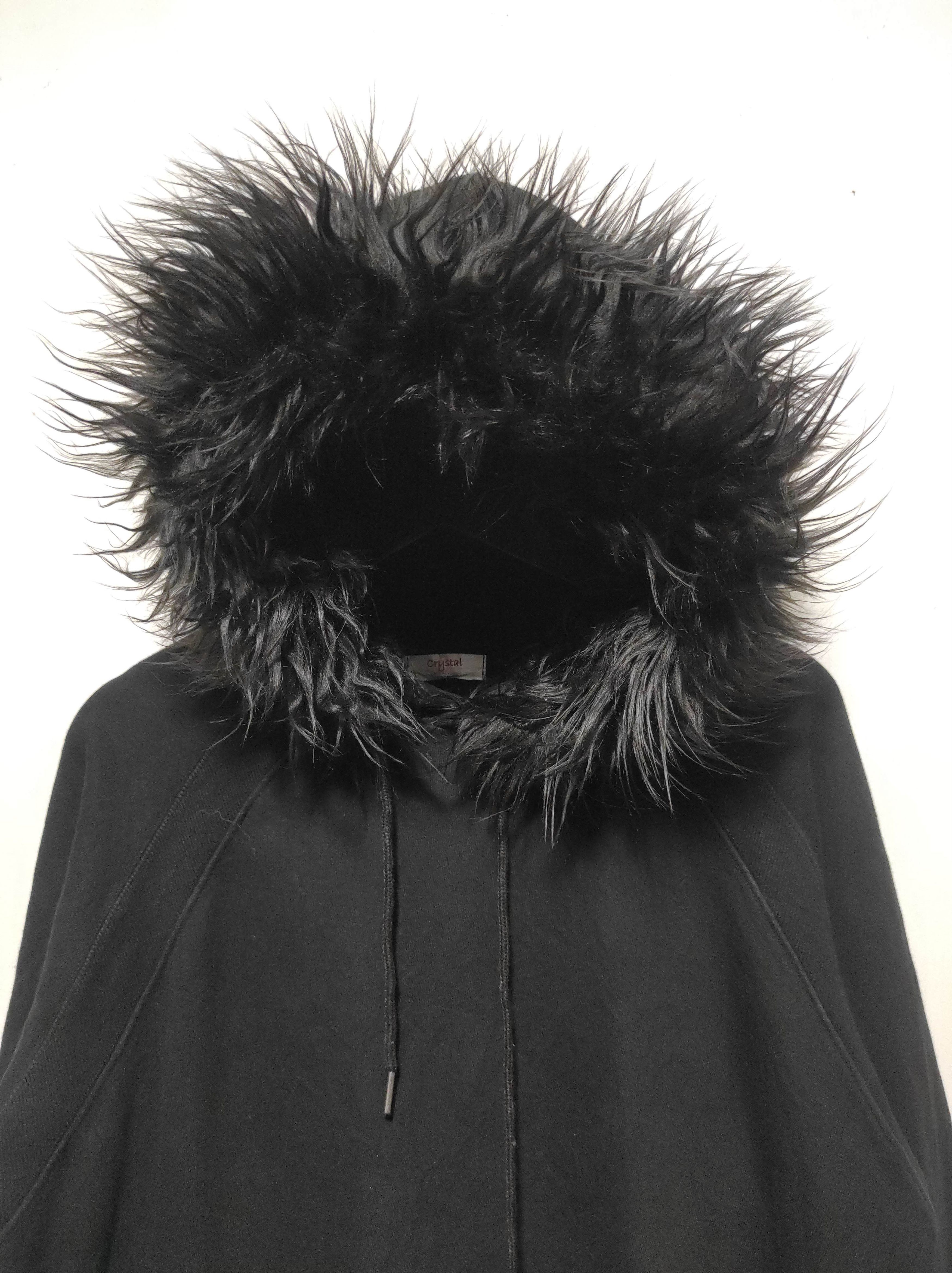 Hysteric Glamour Crystal Black Fur Hoodie LGB IfSixWasNine style Size US S / EU 44-46 / 1 - 3 Thumbnail
