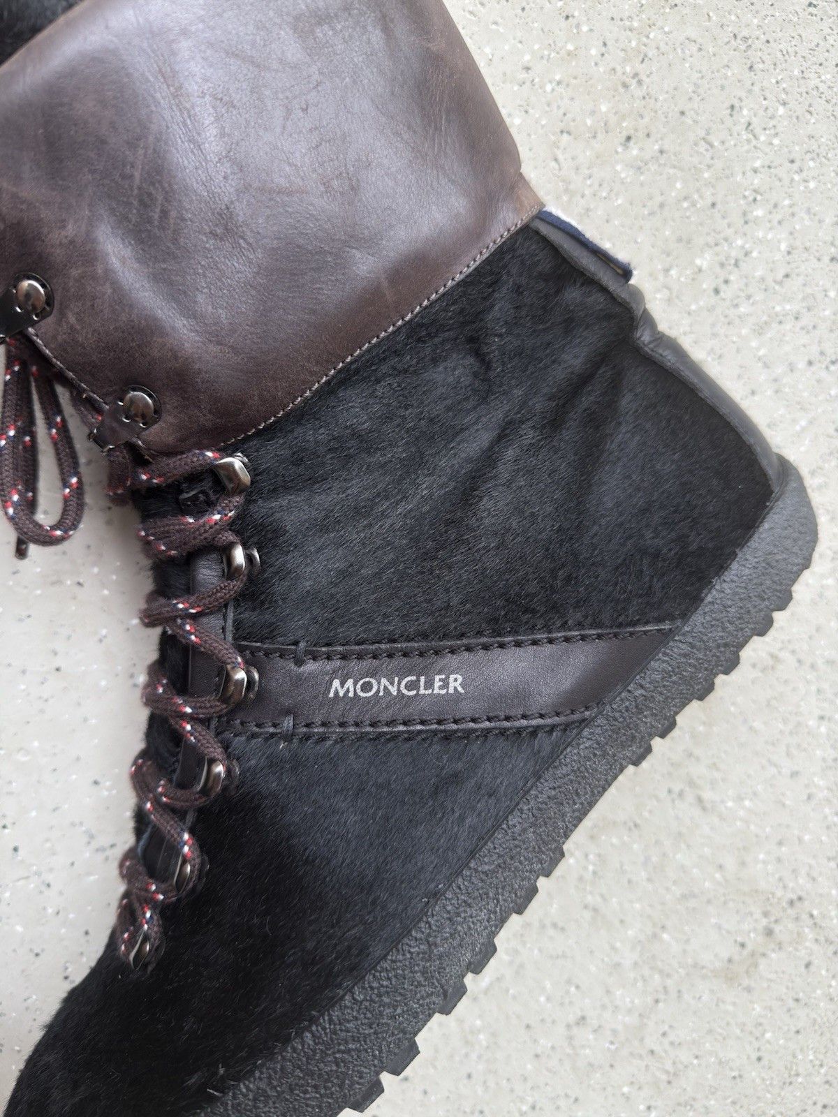 Moncler Moncler Pony Suede Sherpa combat snow Boots size 41 Size US 11 / IT 41 - 7 Thumbnail