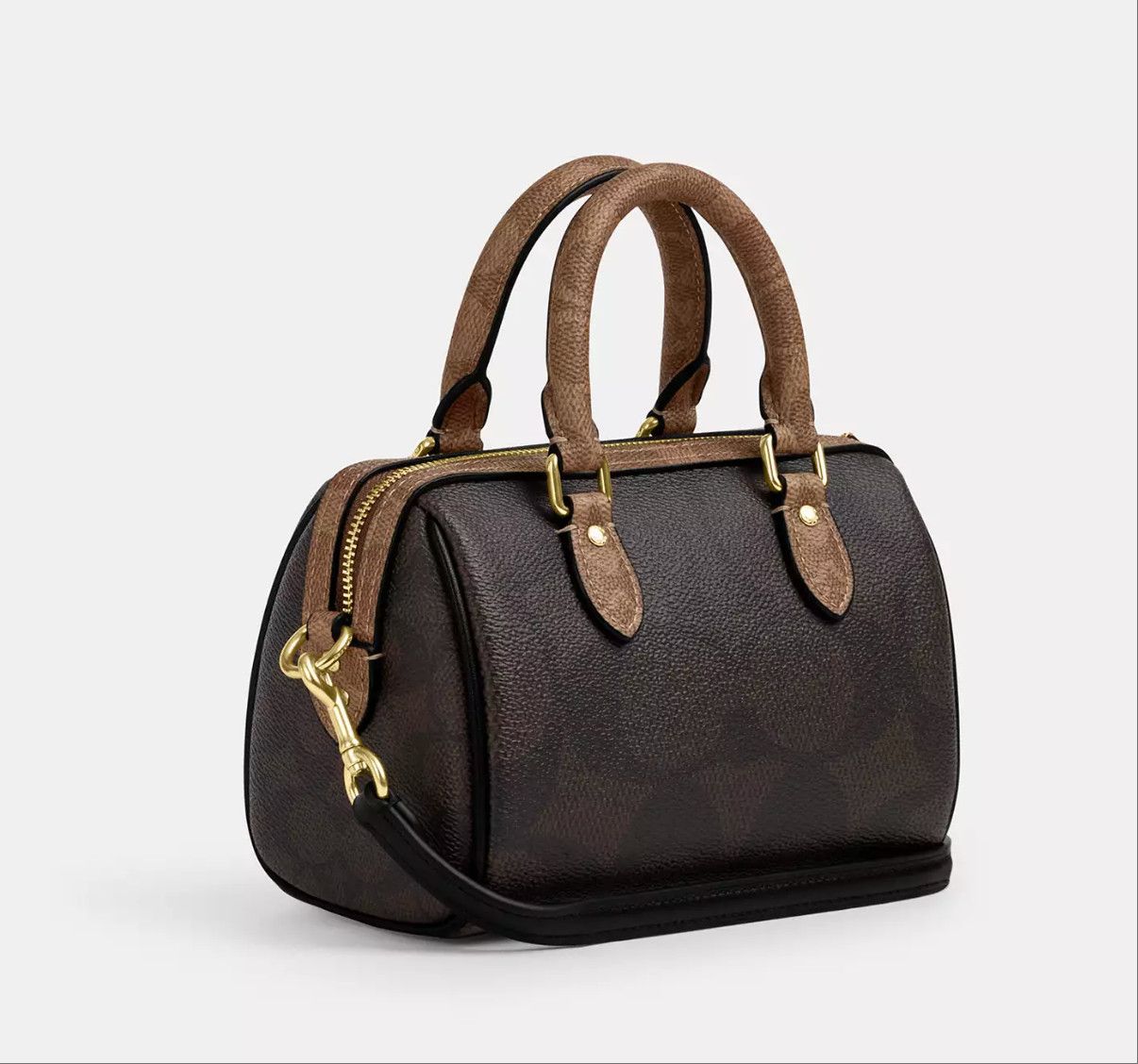 Coach Mini Rowan Crossbody Bag In Blocked Signature Canvas CAB16 Size ONE SIZE - 11 Thumbnail