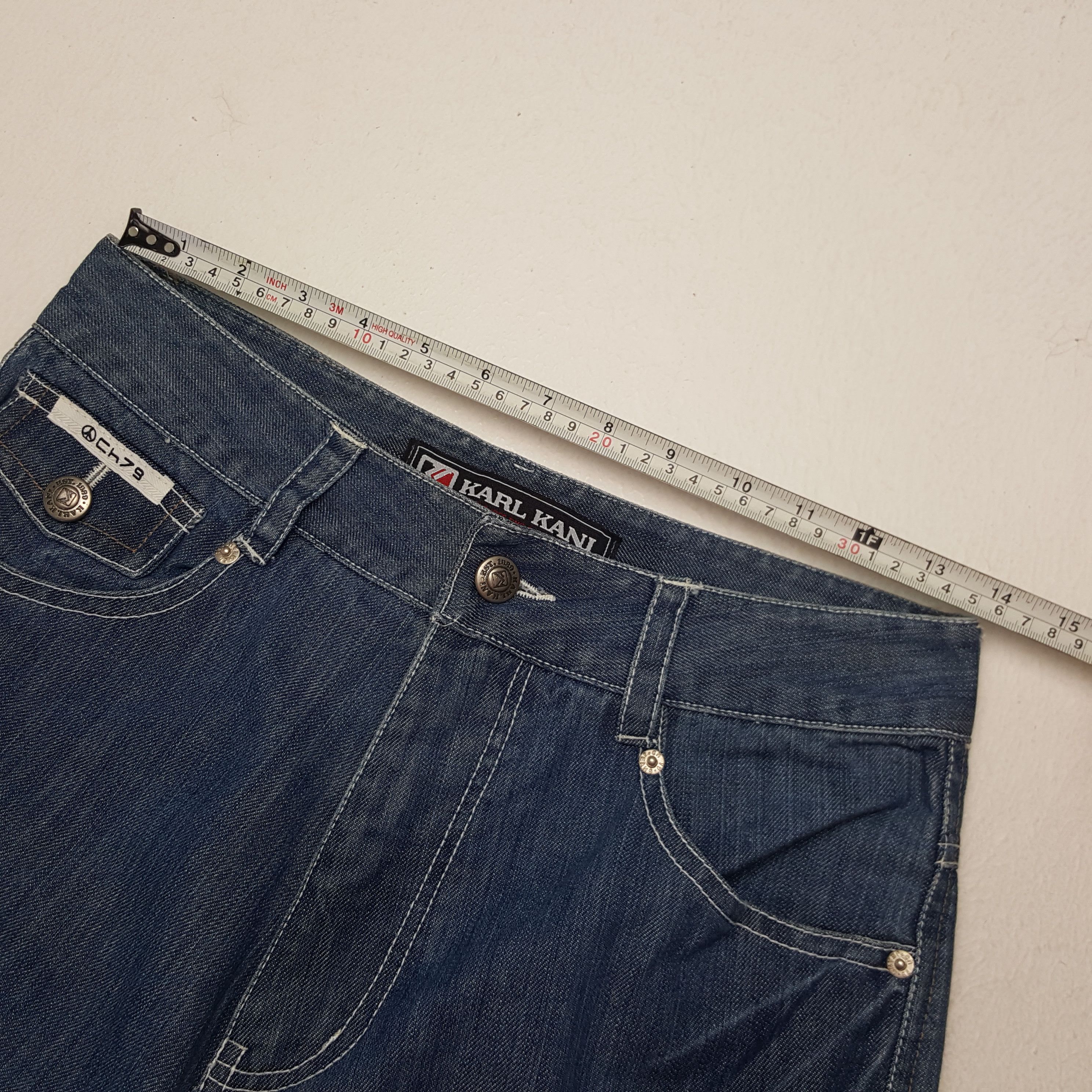 Karl Kani × Vintage Vintage Karl Kani CH79 Cargo Denim Jeans Size US 27 - 7 Thumbnail