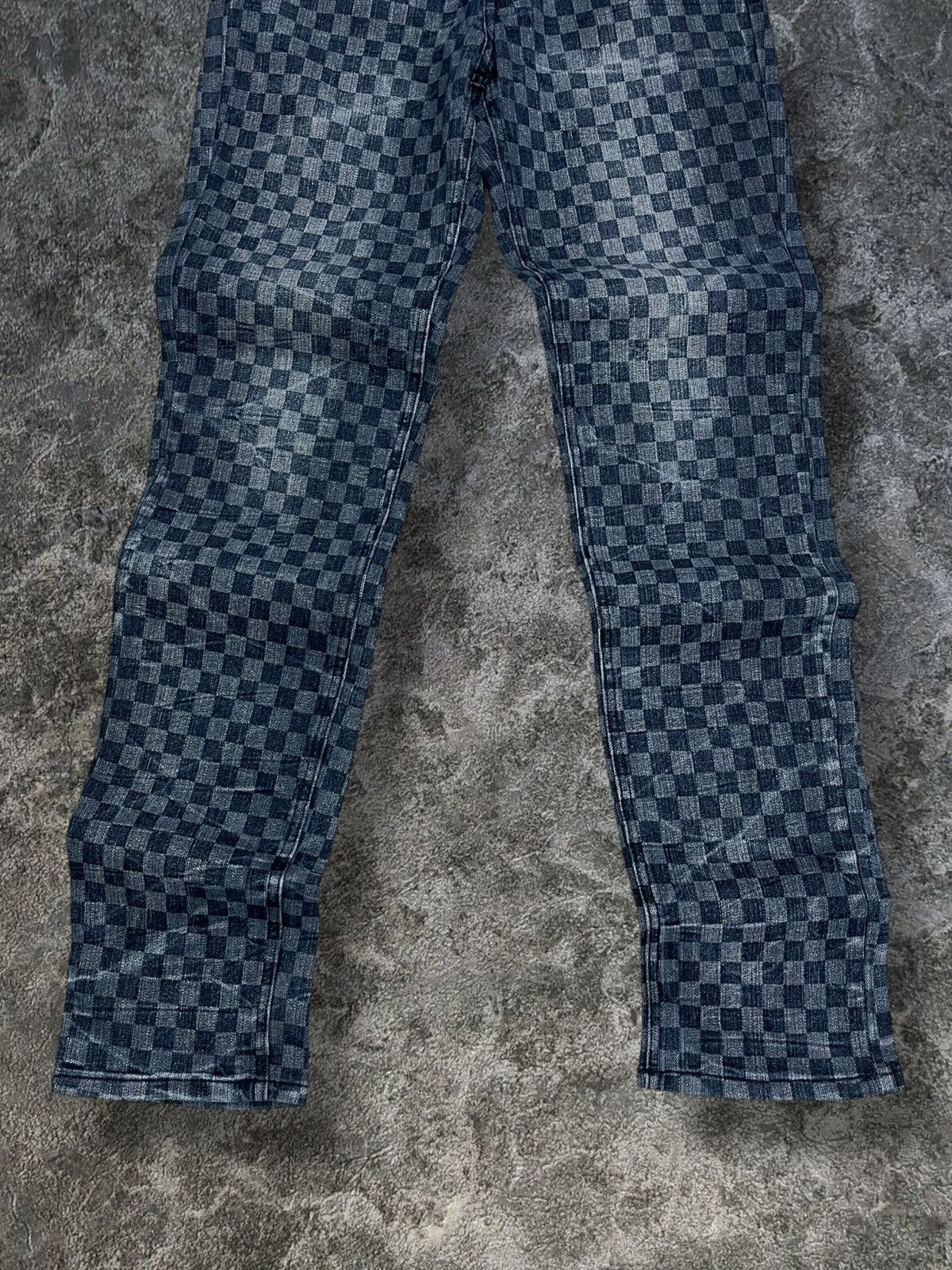 Japanese Brand Vintage Japan Designer Growth by Grail Square Checkered Punk Size US 29 - 3 Thumbnail