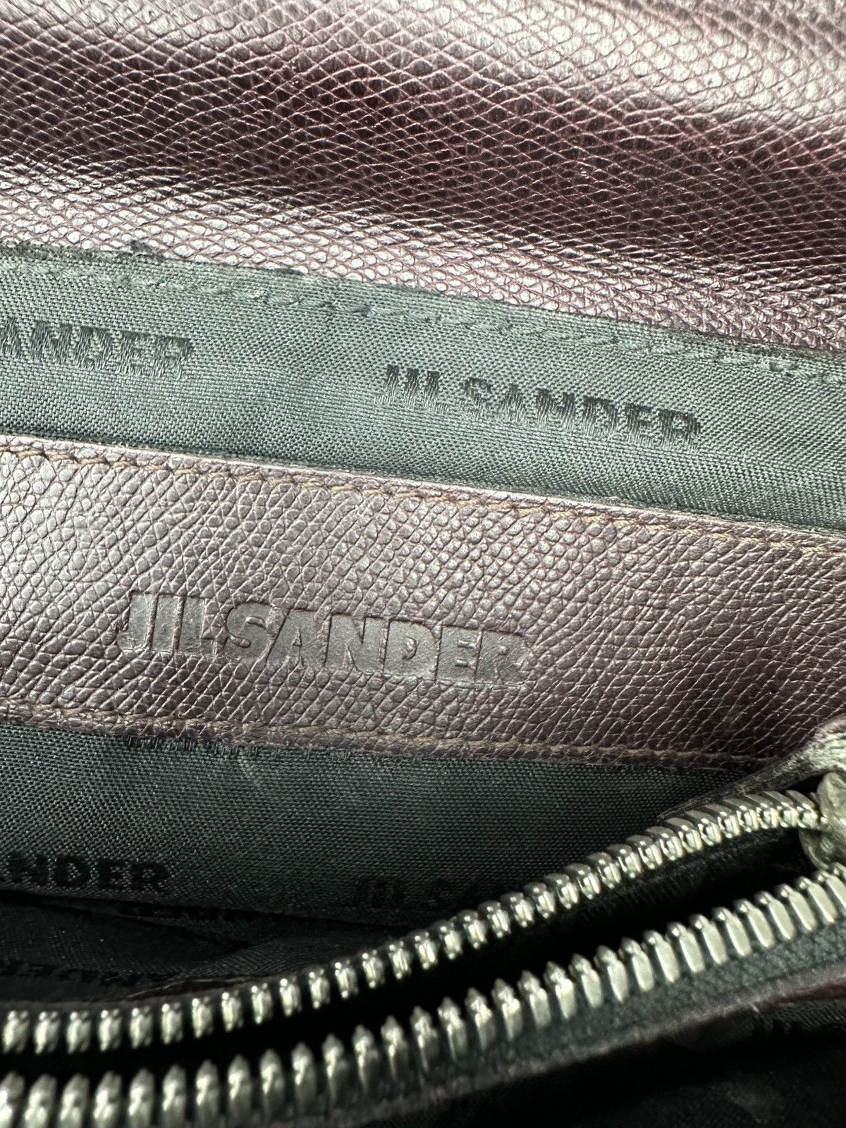 Jil Sander Vintage JIL SANDER Dark Burgundy Leather Handbag. Size ONE SIZE - 11 Thumbnail