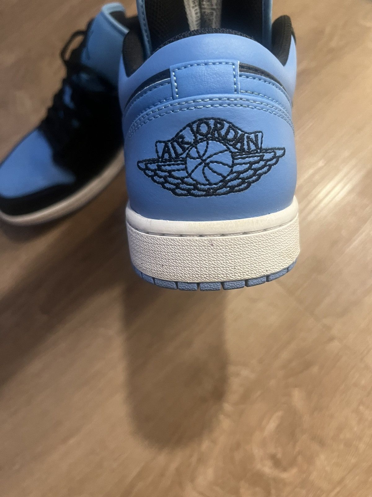 Nike Jordan 1 low black university blue Size US 10 / EU 43 - 4 Thumbnail