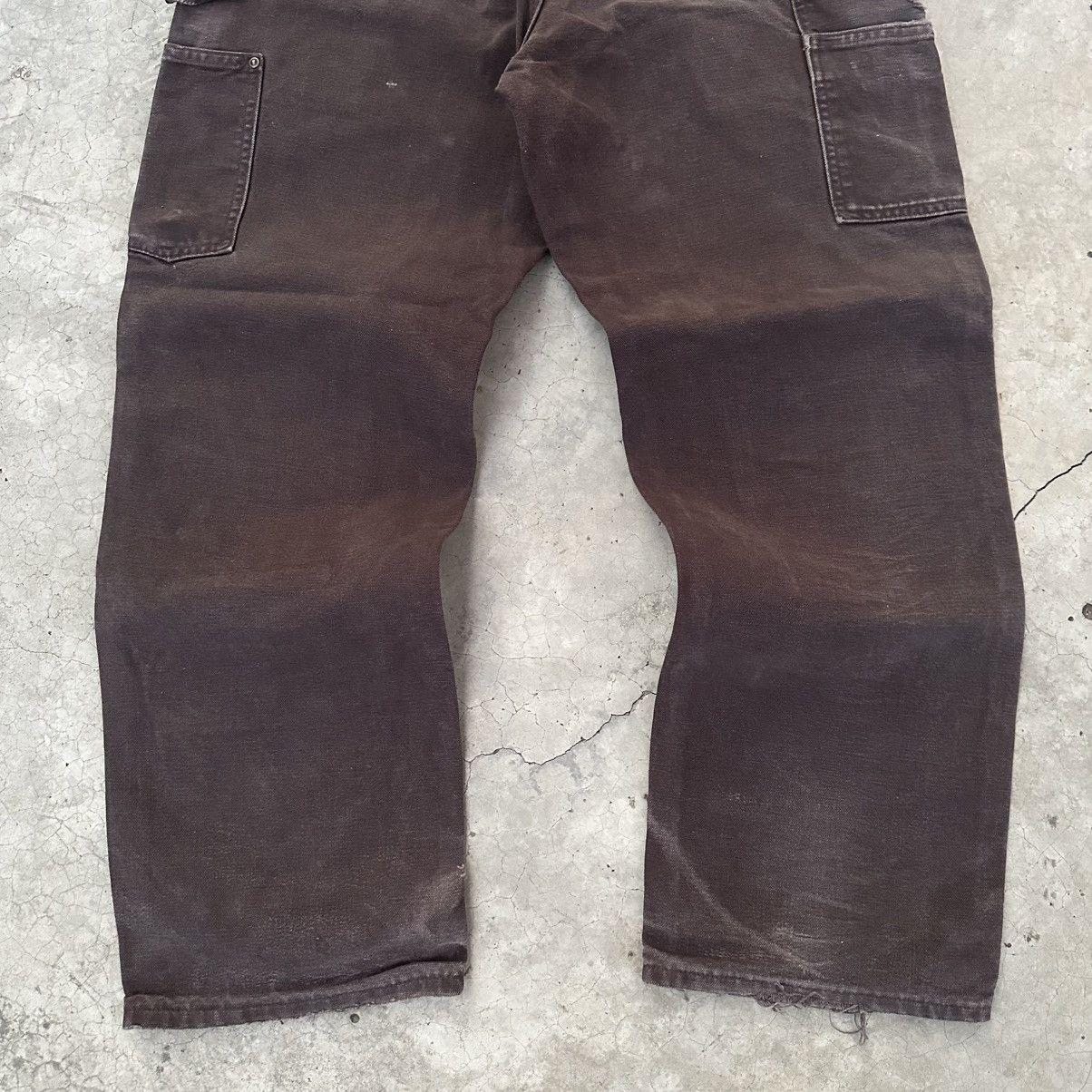 Carhartt (32x30) Crazy Vintage Y2K Distressed Carhartt Double Knee Size US 32 / EU 48 - 14 Thumbnail
