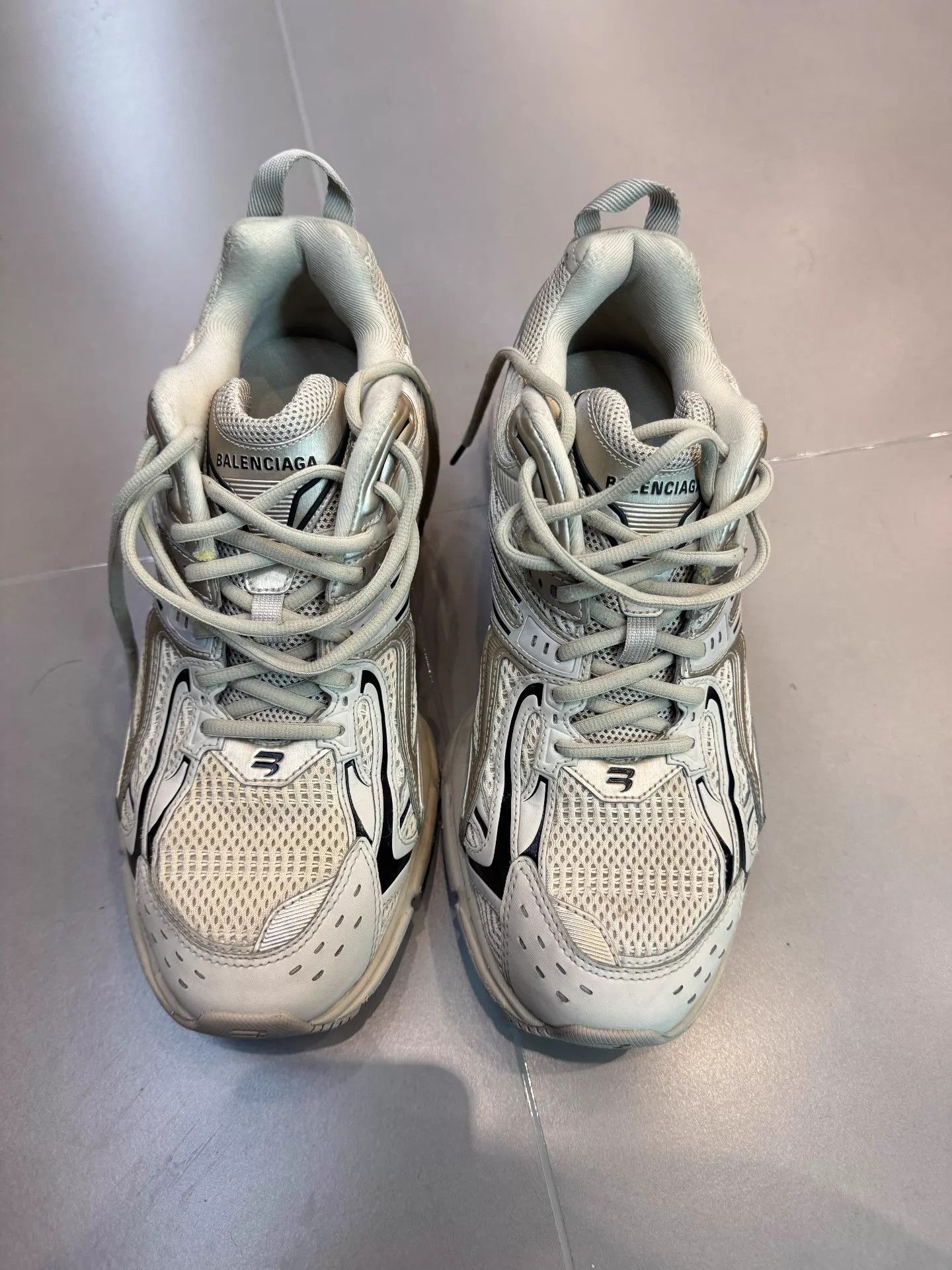 Balenciaga BALENCIAGA X-Pander Spring Shoe Cream 43 Size US 10 / EU 43 - 2 Thumbnail