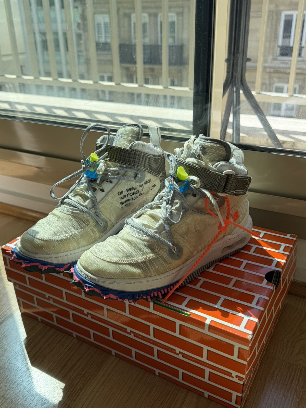 Nike × Off-White Nike Air Force 1 Mid SP x Off-White Size US 7.5 / EU 40-41 - 3 Thumbnail