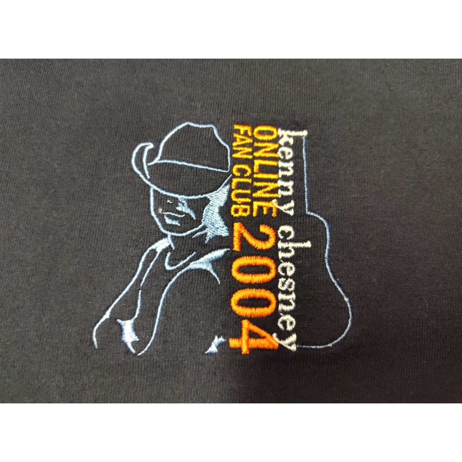 Jerzees VINTAGE Kenny Chesney T-Shirt Black Size Small Men’s Short Sleeve Cotton 2004 Fan Club EUC Classic Music Band Mens S Size US S / EU 44-46 / 1 - 3 Thumbnail