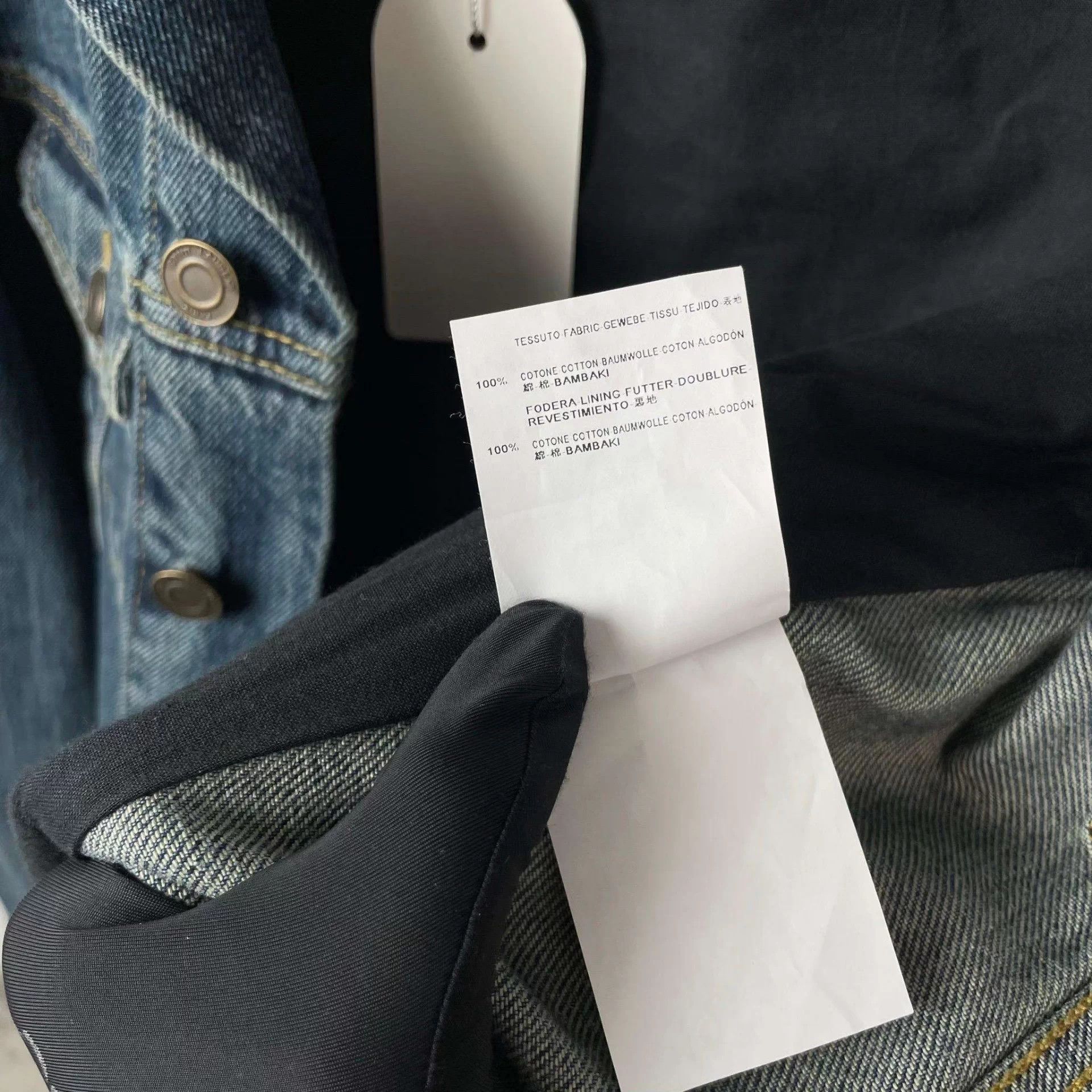 Saint Laurent Paris YSL Denim Jacket Size S / US 4 / IT 40 - 6 Thumbnail