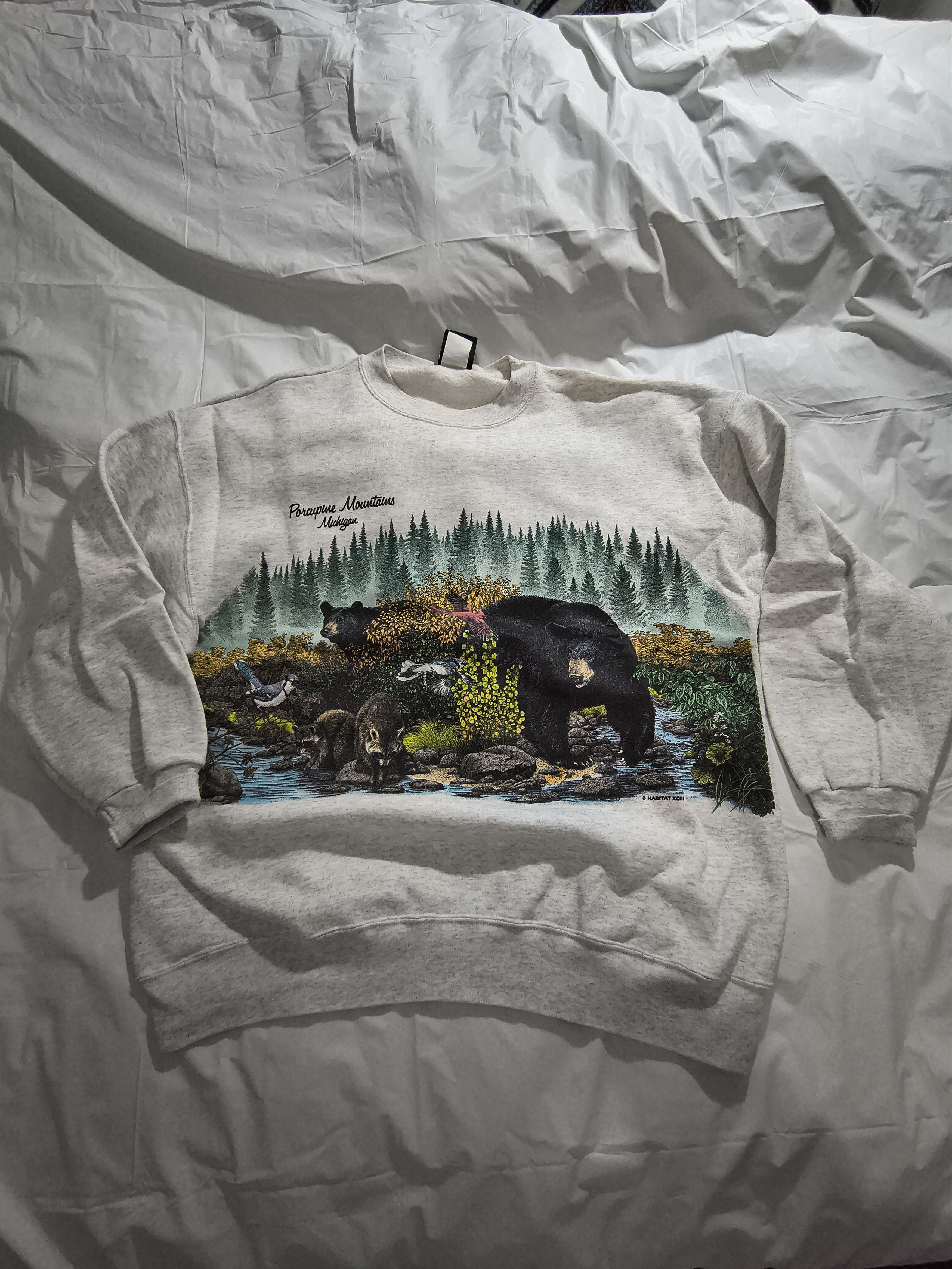 Signal Sport nature porcupine mountain Michigan wrap around sweater Size US XL / EU 56 / 4 - 1 Thumbnail