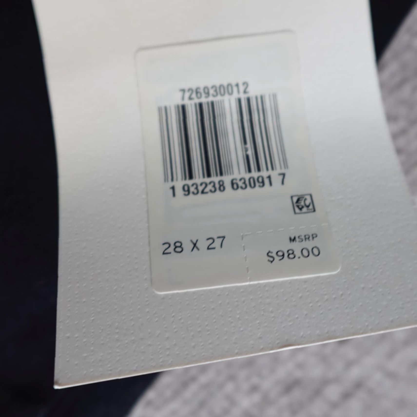 Levi's Levi's Womens Jeans 28 x 27 Black 724 High Rise Straight Cropped NEW Size 28" / US 6 / IT 42 - 3 Thumbnail
