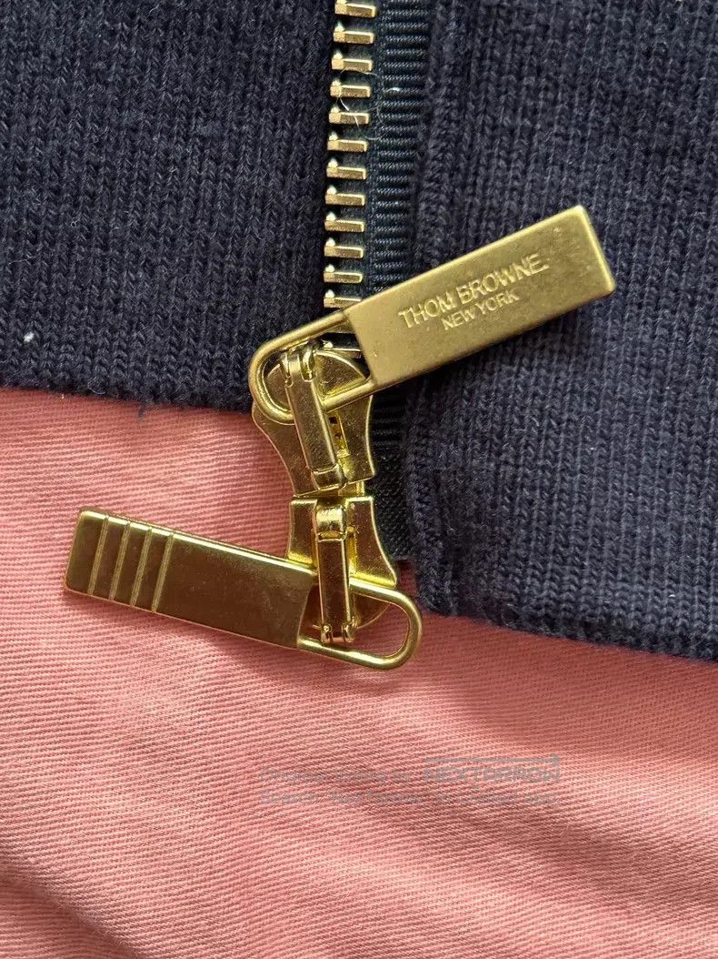 Thom Browne Thom Browne Four Stripe Zip Hoodie Size US XL / EU 56 / 4 - 4 Thumbnail