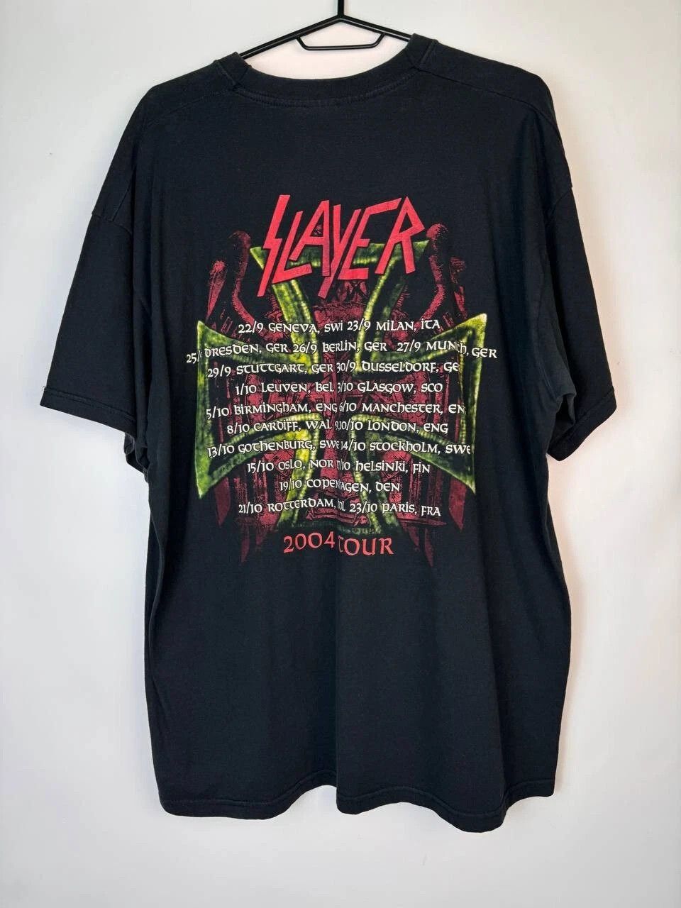 Other Slayer tee t shirt 2004 tour vintage Band Tee Size XL Size US XL / EU 56 / 4 - 6 Thumbnail