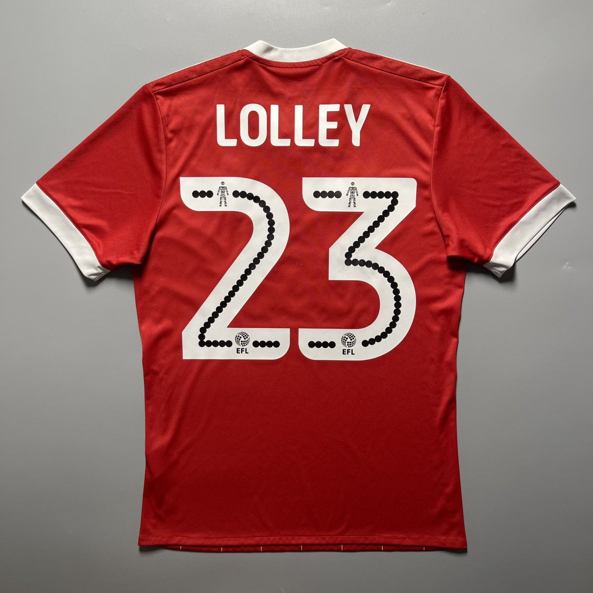 Adidas × Vintage NOTTINGHAM FORREST ADIDAS 2017/2018 HOME JERSEY #23 LOLLEY Size US S / EU 44-46 / 1 - 1 Thumbnail