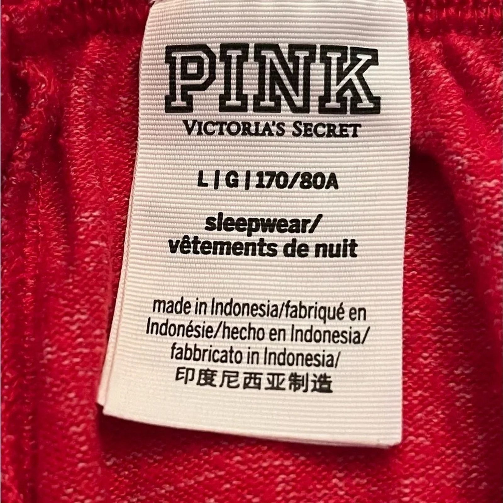 Pink PINK Victoria’s Secret pajama bottoms, size large Size ONE SIZE - 4 Thumbnail