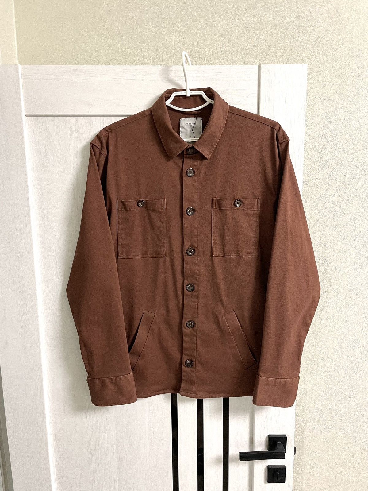 Percival Percival Chore Overshirt Work Utility Jacket Shacket Shirt Size US L / EU 52-54 / 3 - 10 Thumbnail