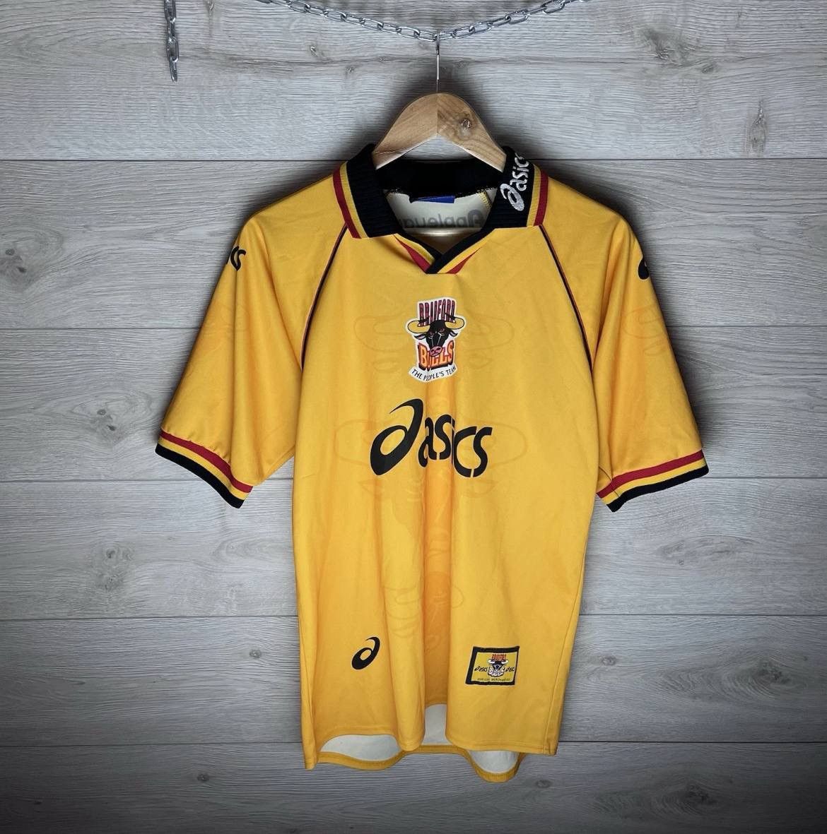 Asics Bradford Bulls Rugby League 1999 Away Shirt ASICS Mens Size US S / EU 44-46 / 1 - 1 Thumbnail