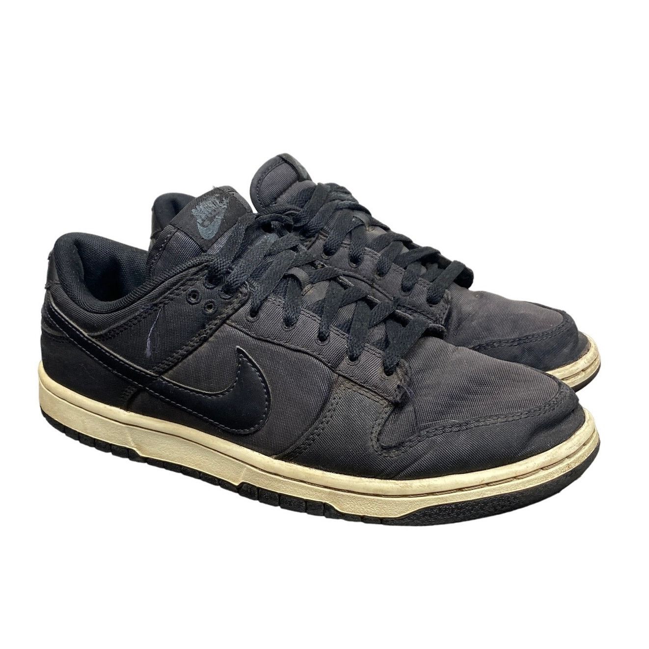 Nike Nike Dunk Low Black Canvas Sneakers Shoes Men's 8 Streetwear Size US 8 / EU 41 - 1 Thumbnail